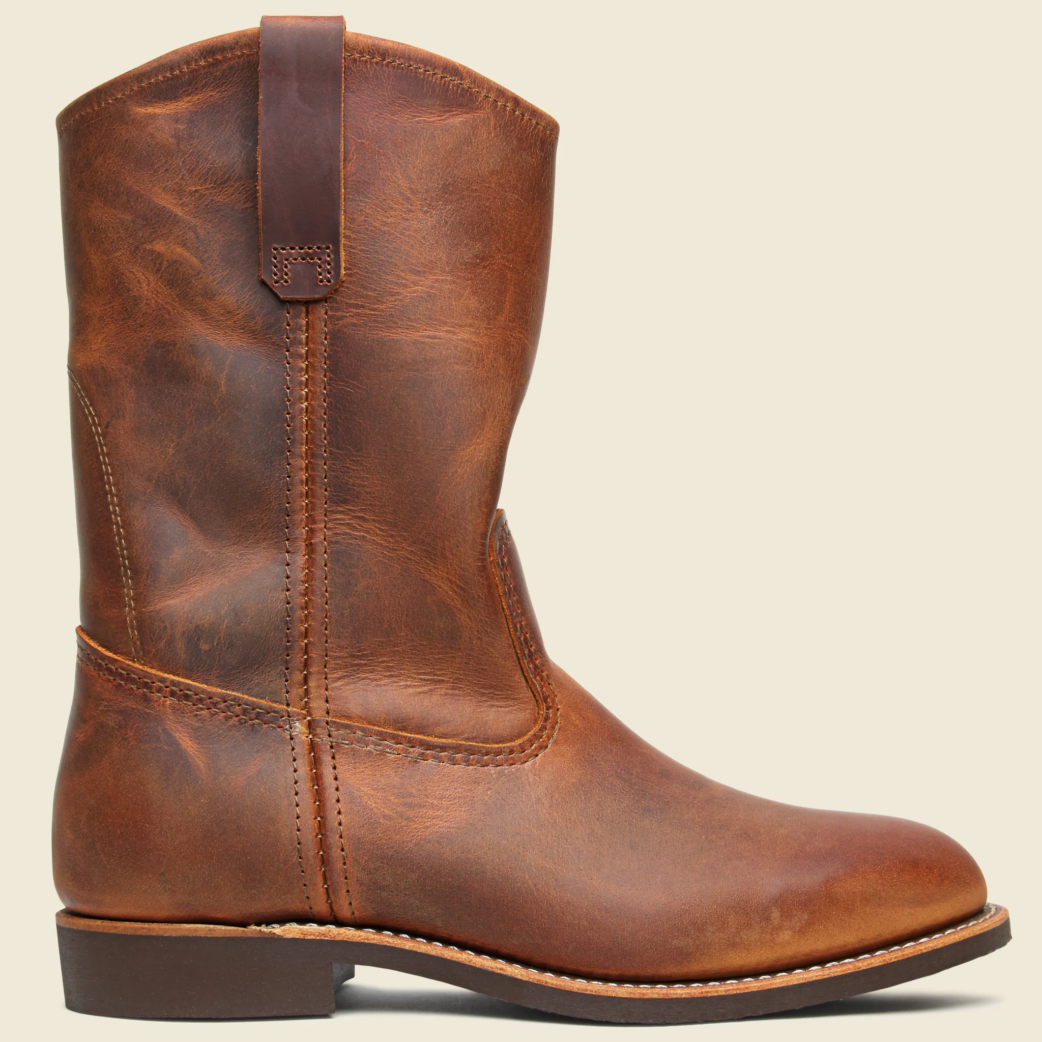 11" Pecos Boot No. 8066 - Copper Rough & Tough