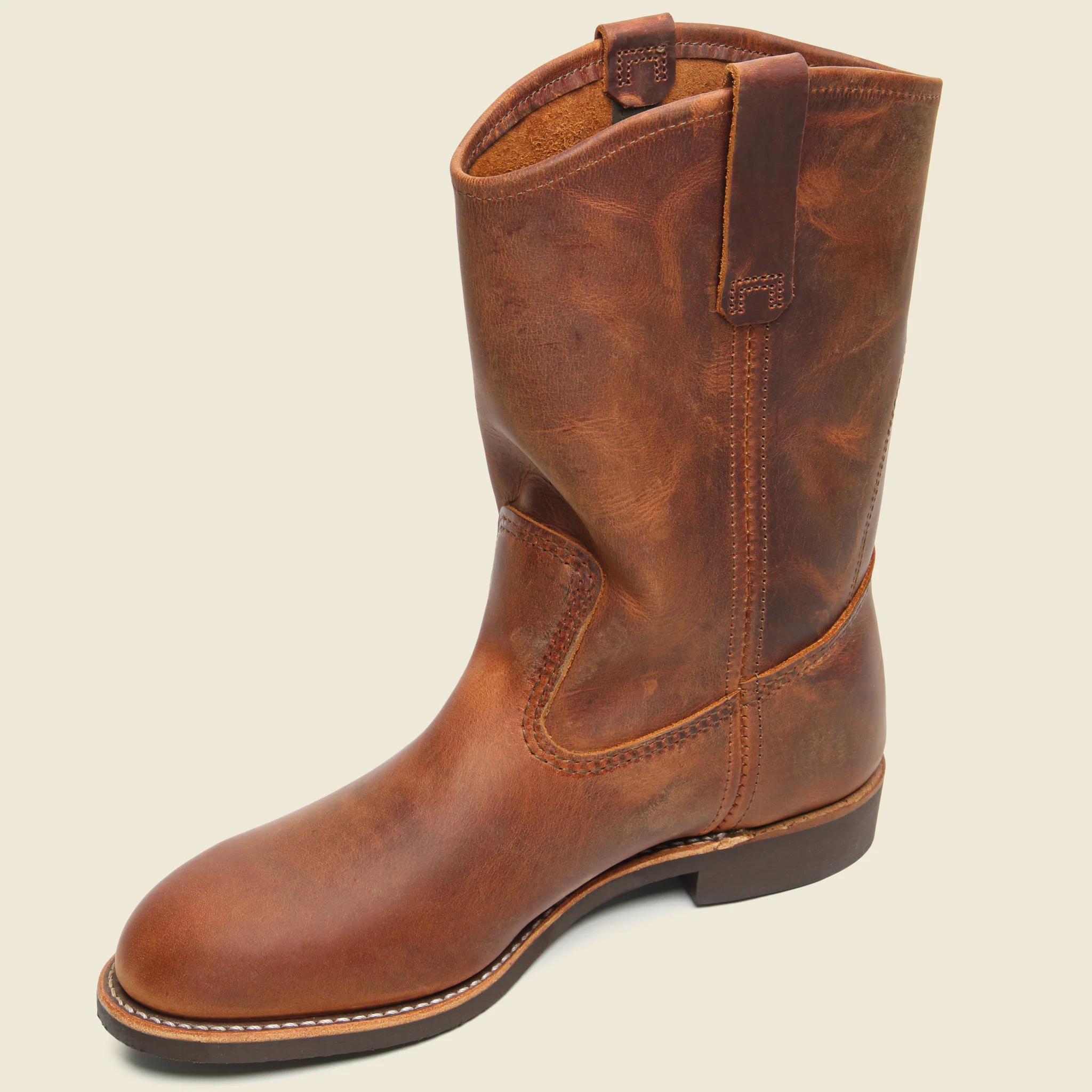 11" Pecos Boot No. 8066 - Copper Rough & Tough - Image 2