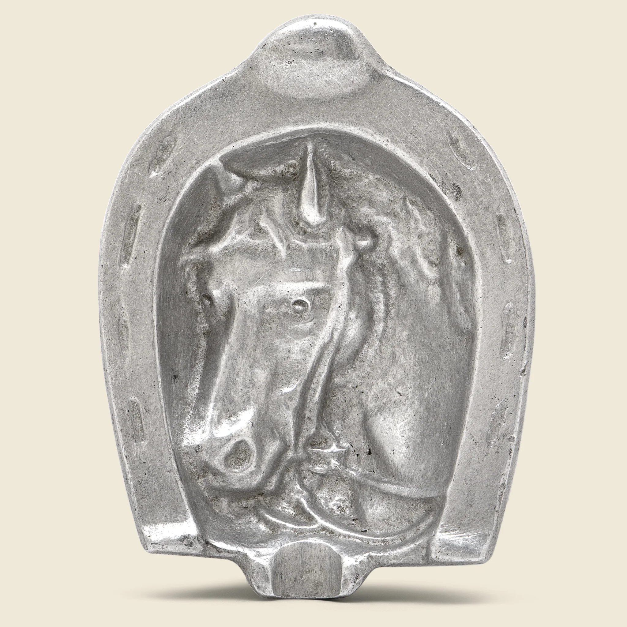 1950s Aluminum Horse Ashtray