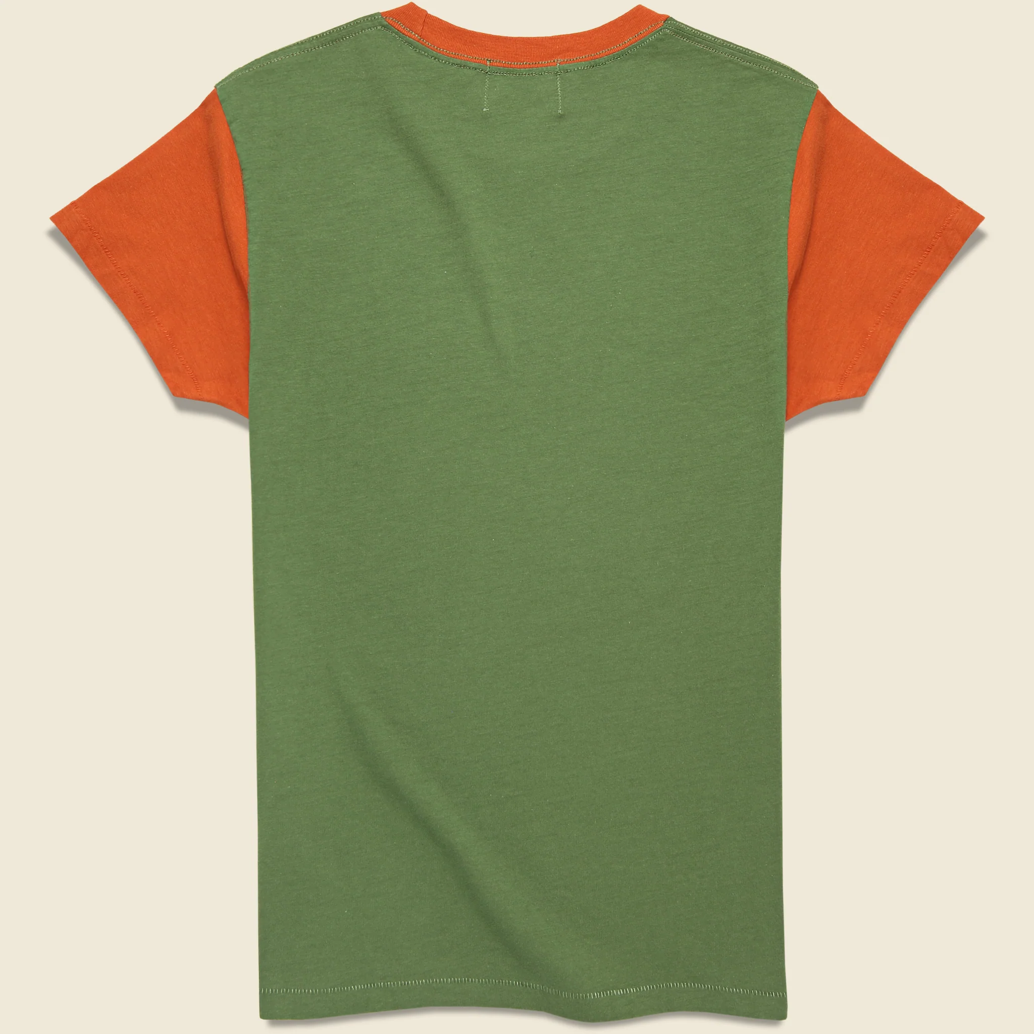 1950s Sportswear Tee - Green/Rust - Image 2