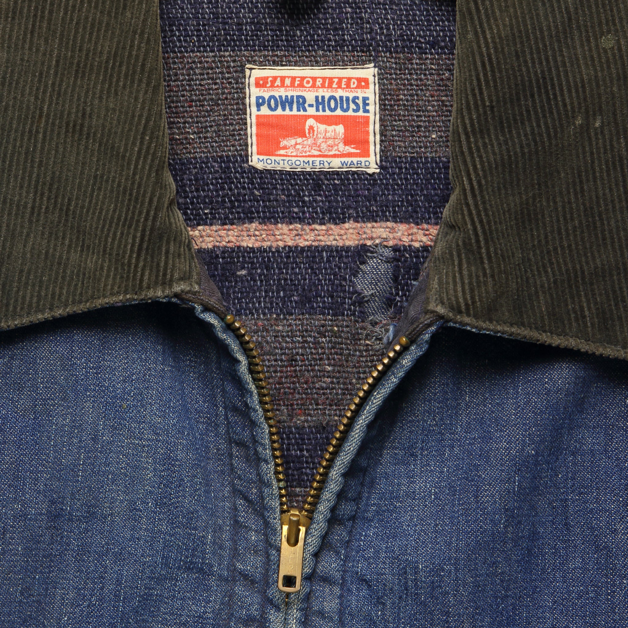 1960s Blanket-Lined Trucker Jacket - Image 3