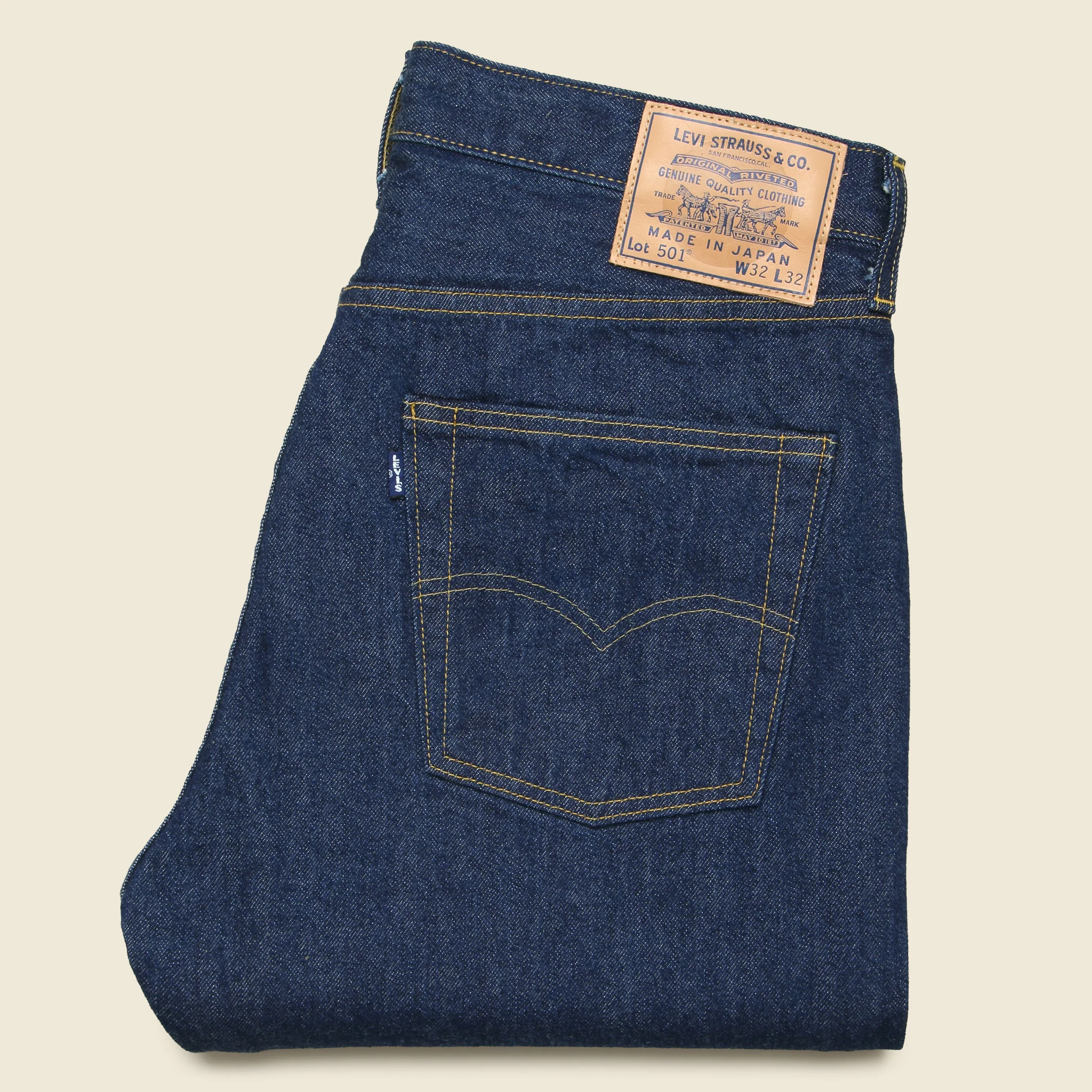 1980s 501 Straight Jean - Dark Rinse - Image 3
