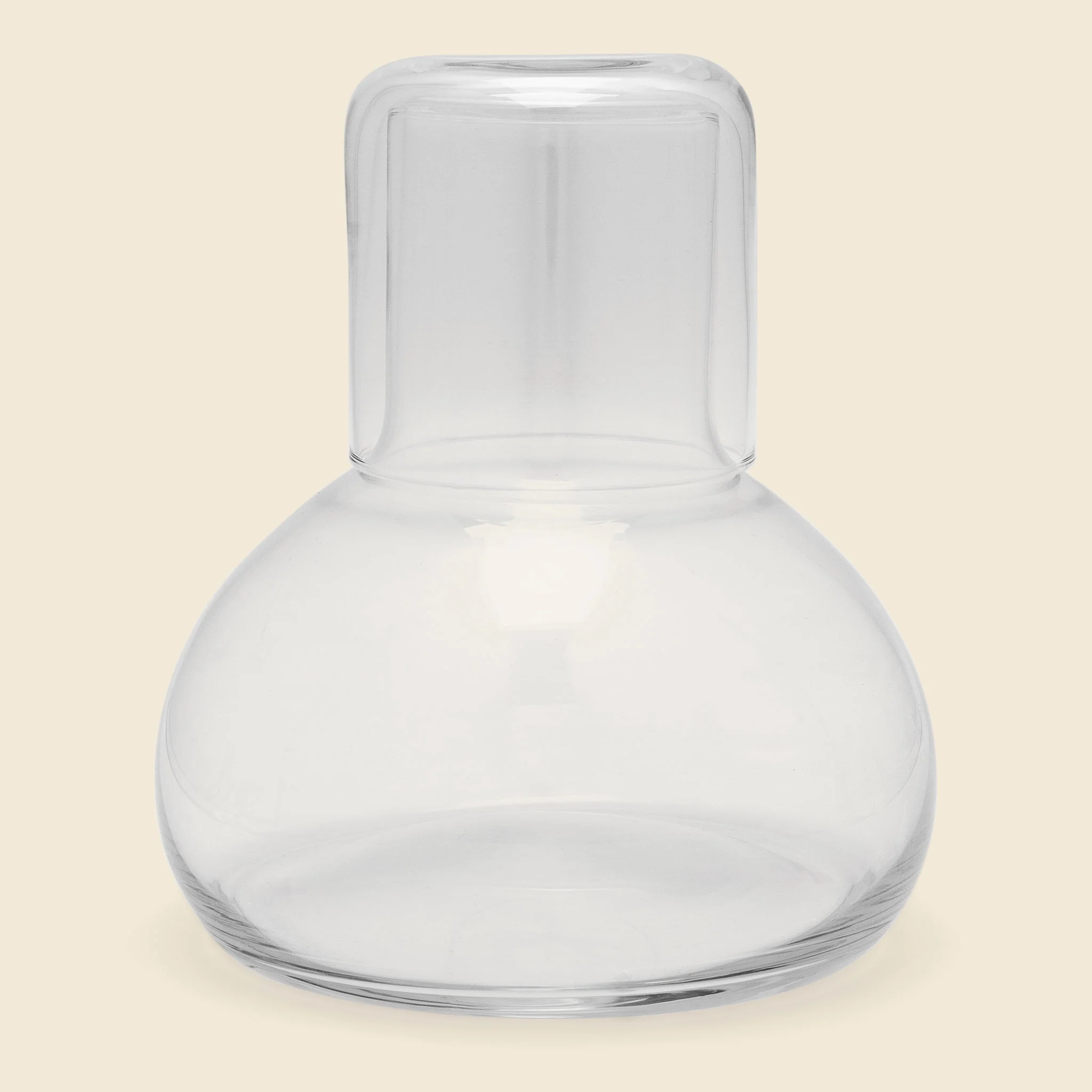 Simple Glass Carafe & Cup - Image 2