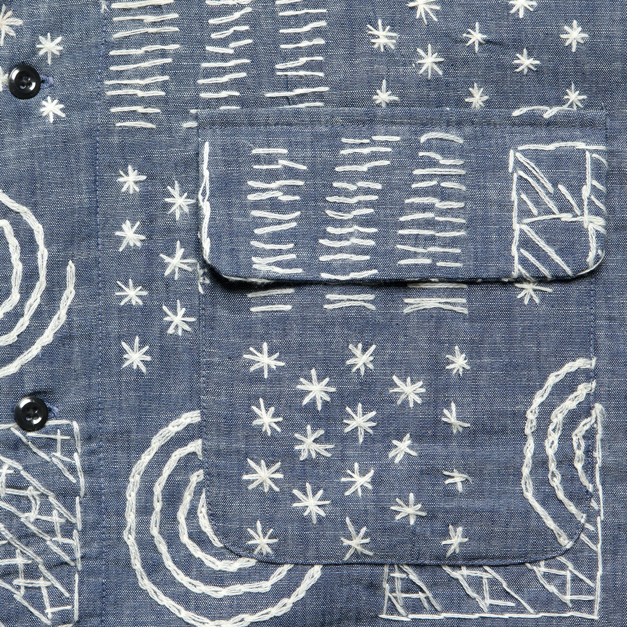 50s Milano Shirt - Squared Chambray - Image 3