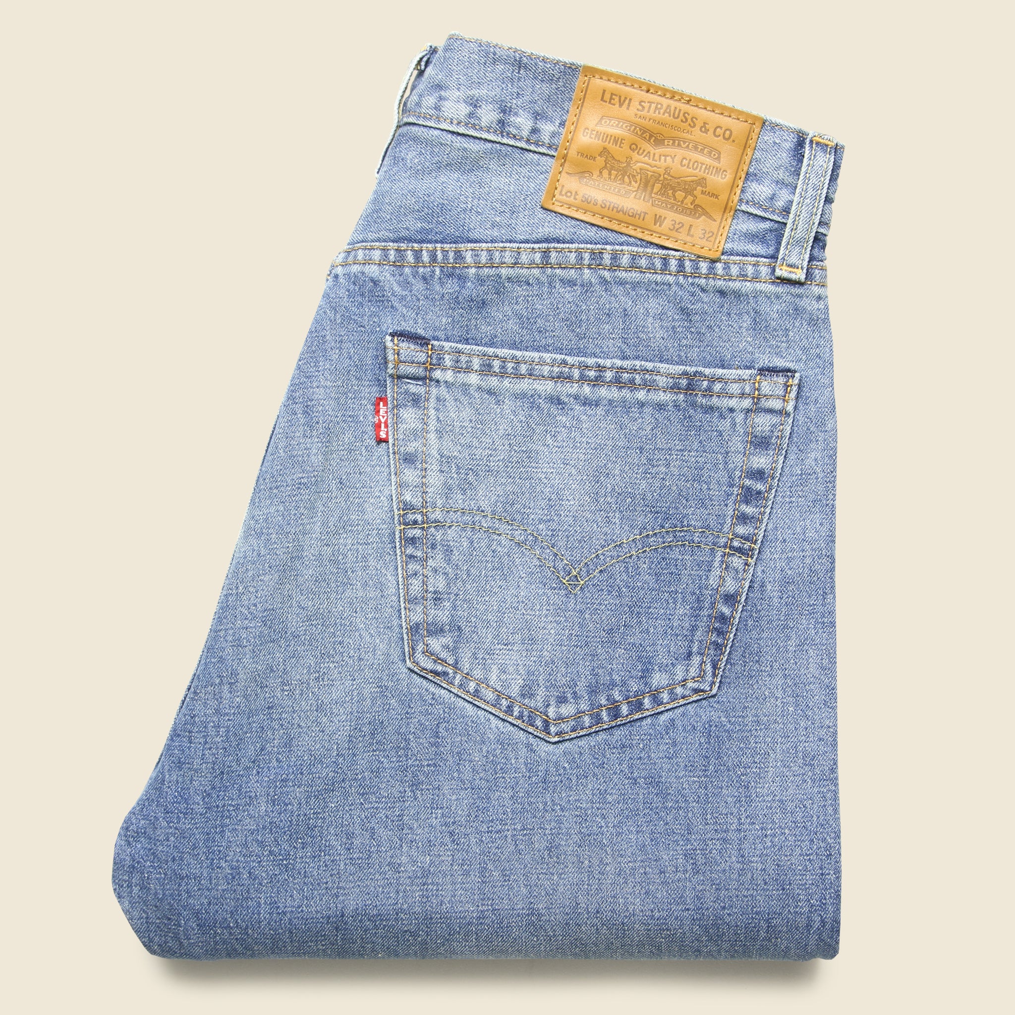 50's Straight Jean - Medium Indigo - Image 3