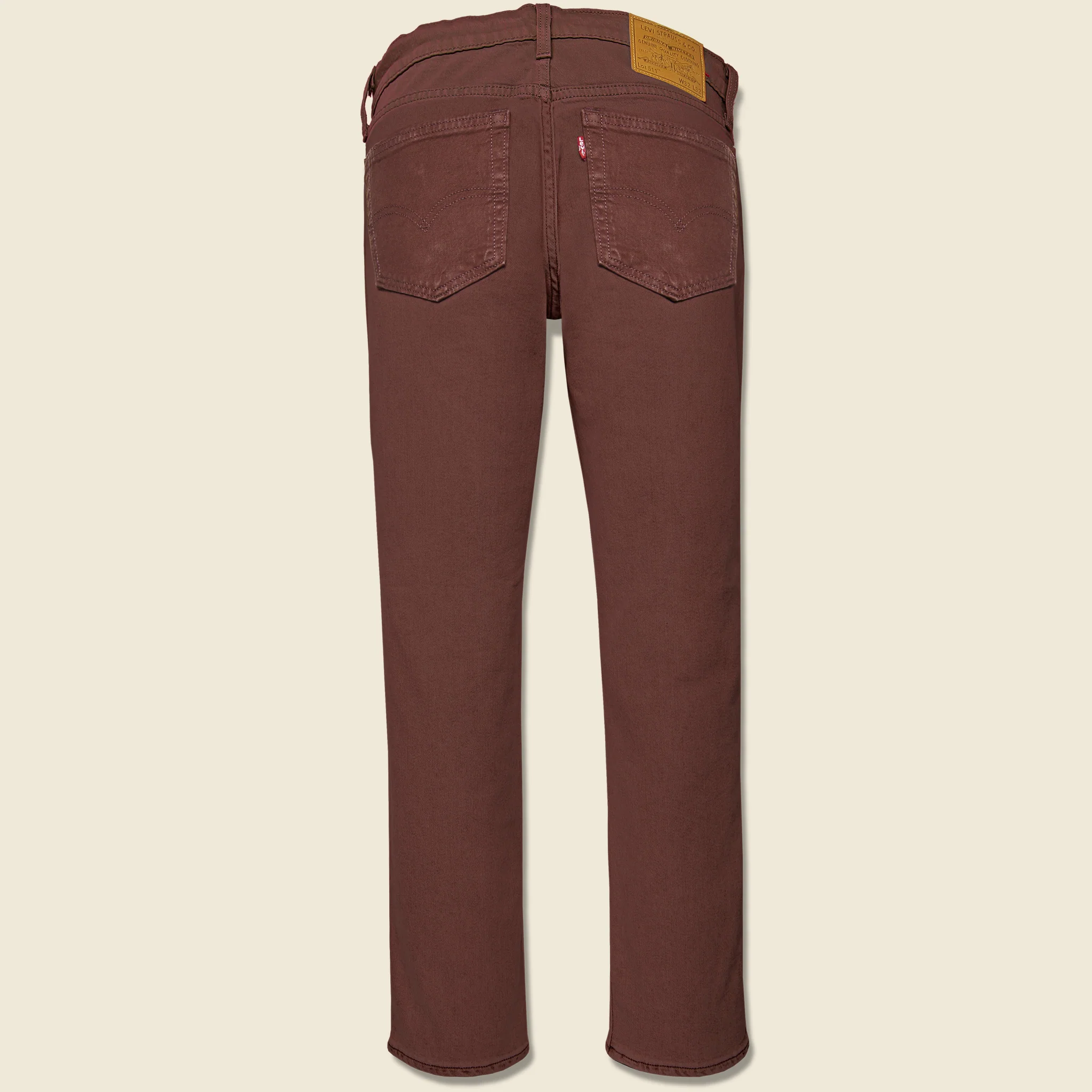 511 Slim Color Jean - Higher Ground (Burgundy) - Image 2