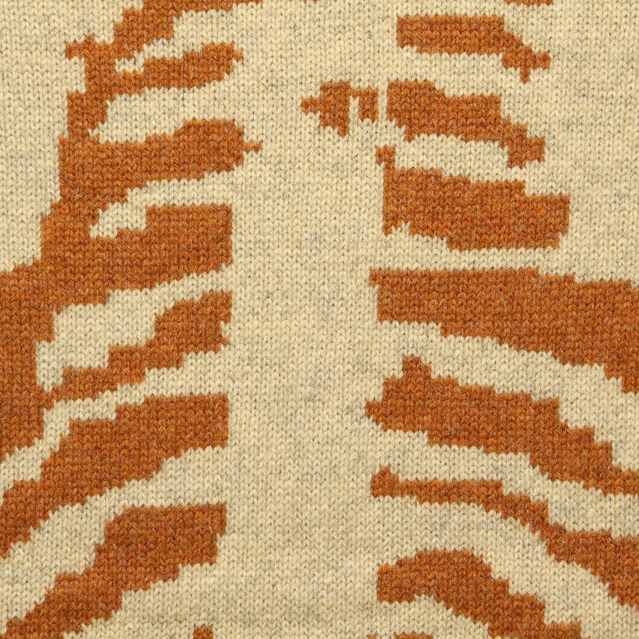 5G Wool BONE Crew Sweater - Orange - Image 4