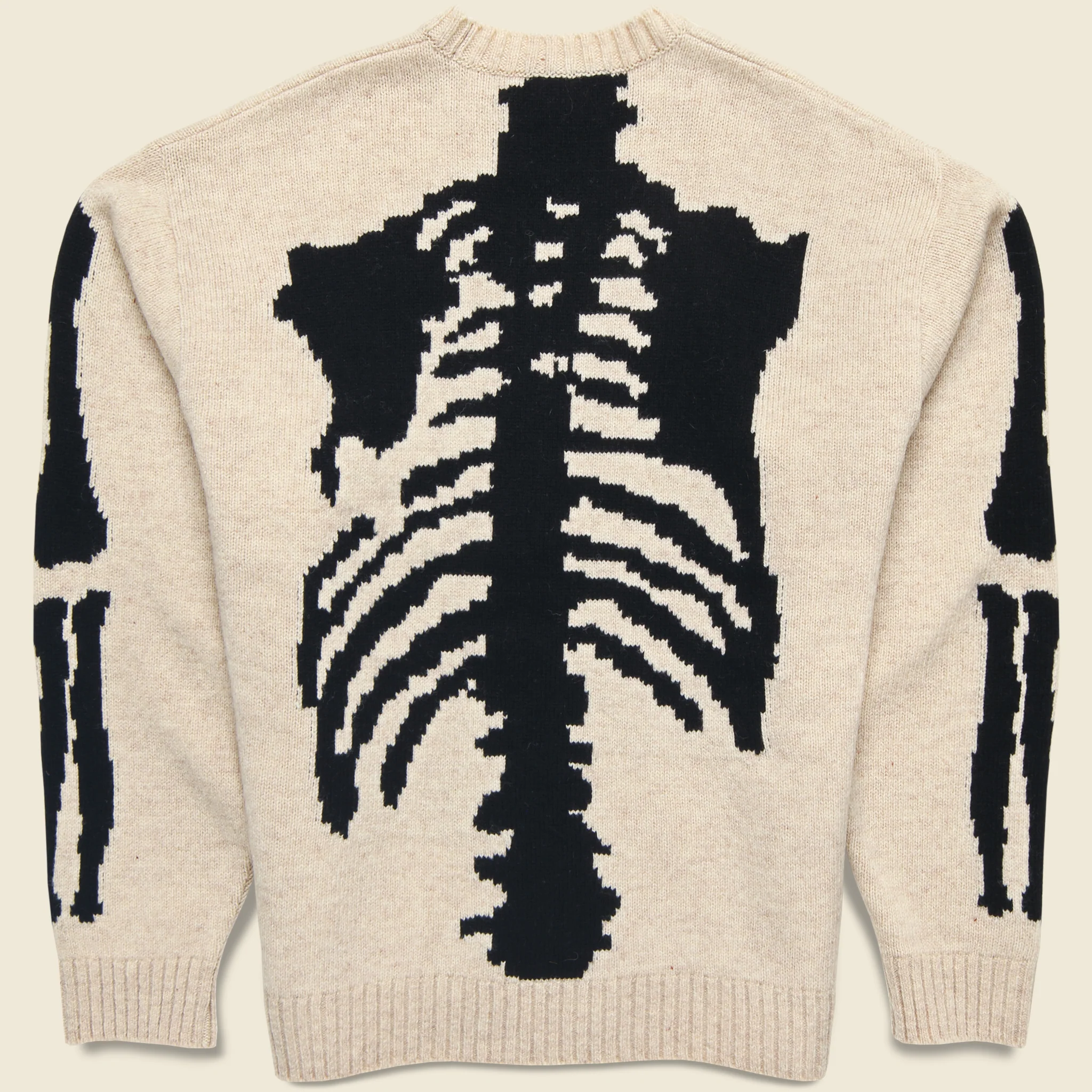 5G Wool Bone Sweater - Ecru - Image 3