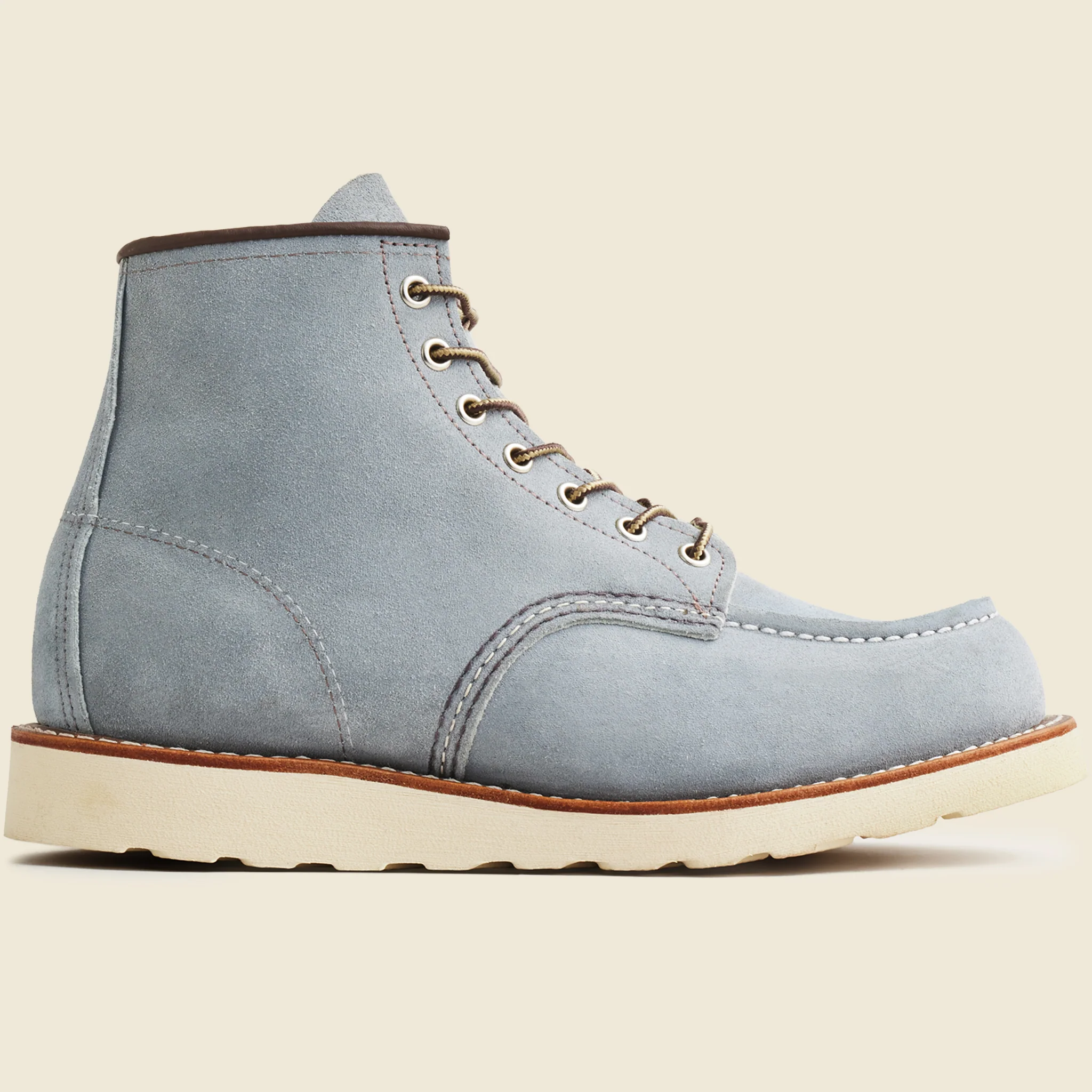6" Moc Toe No. 8800 - Dusty Blue Abilene