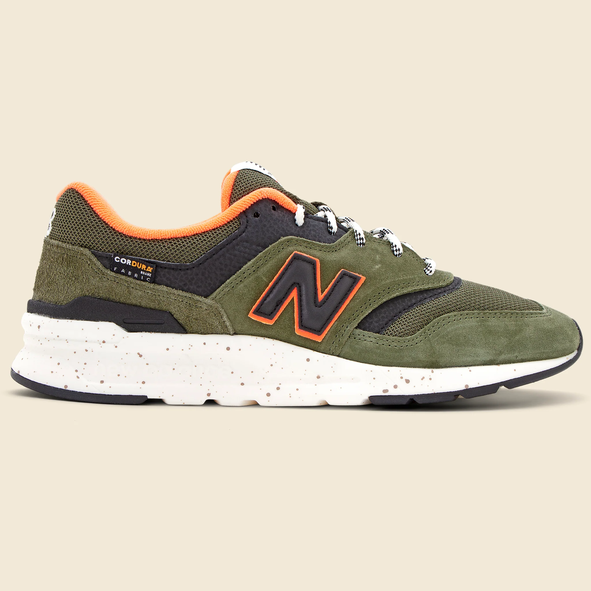 997H Sneaker - Green/Black/Orange