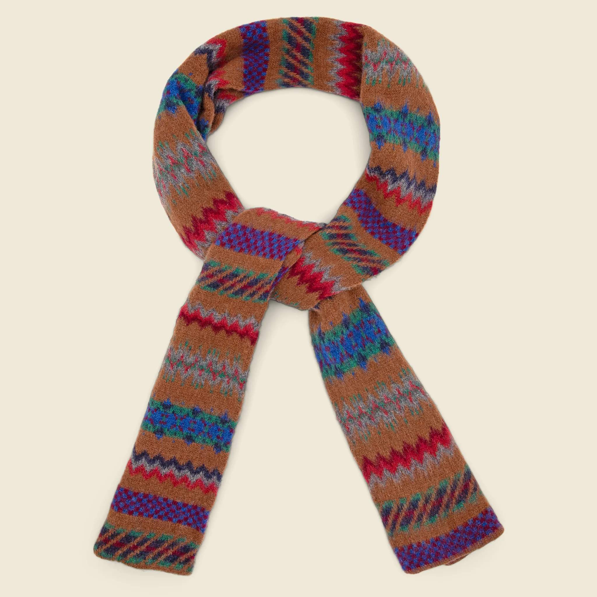A Woolen Wonder Scarf - Wood