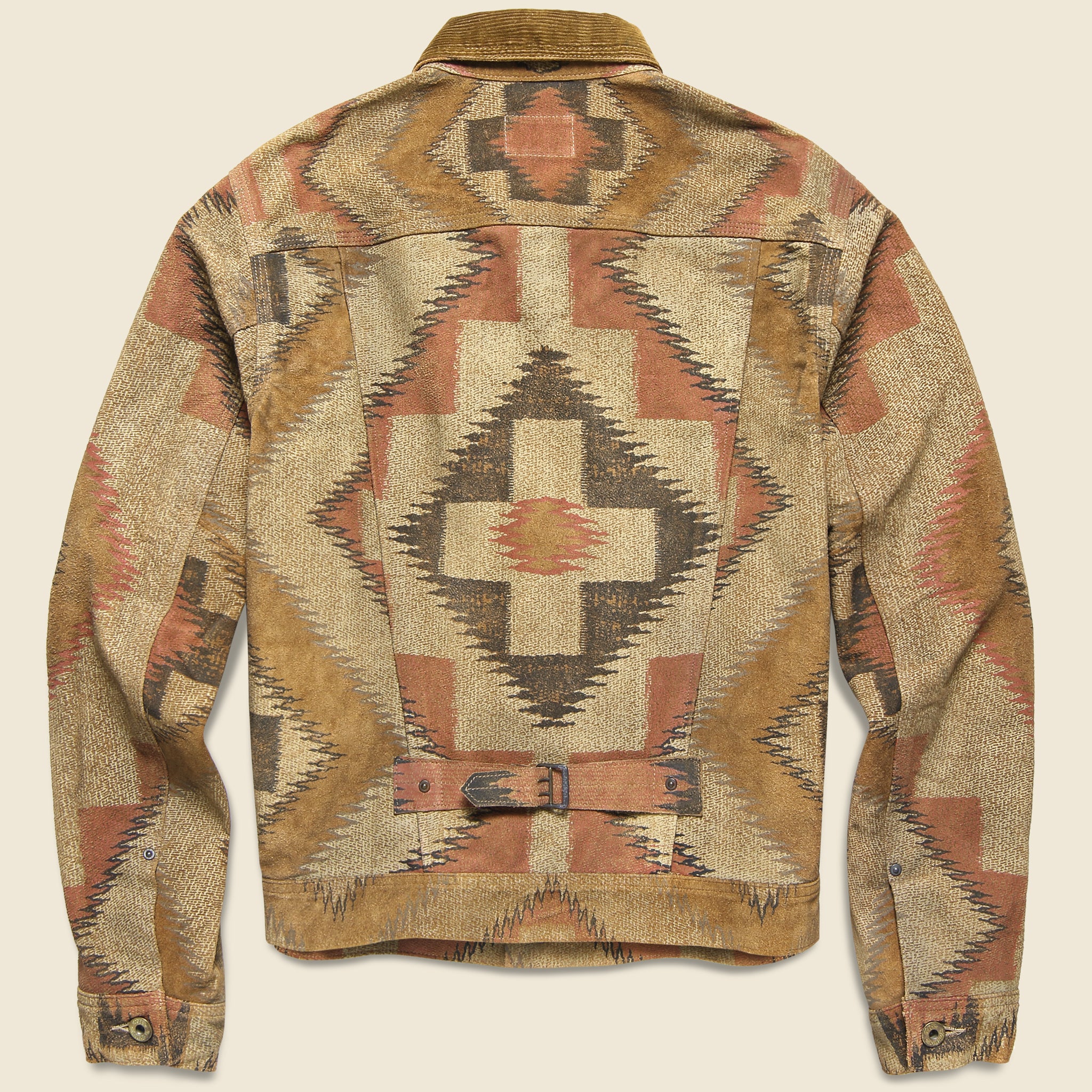Limited-Edition Roughout Suede Jacket - Tan/Multi - Image 2