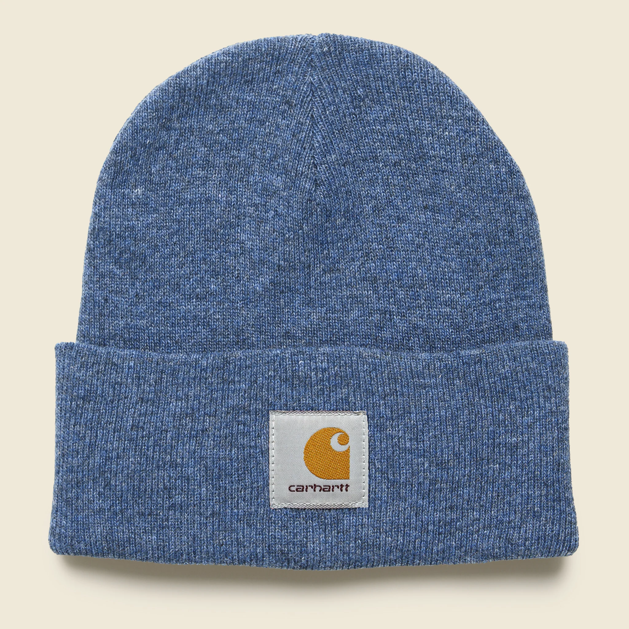 Acrylic Watch Hat - Storm Blue Heather