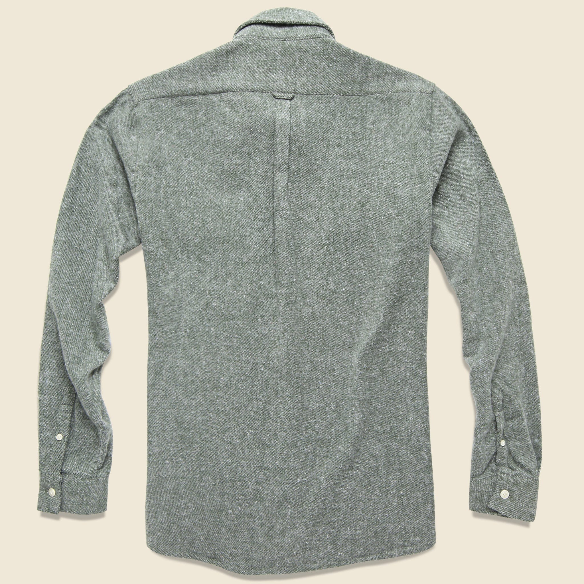 Workwear Flannel - Beetle Green - Image 2