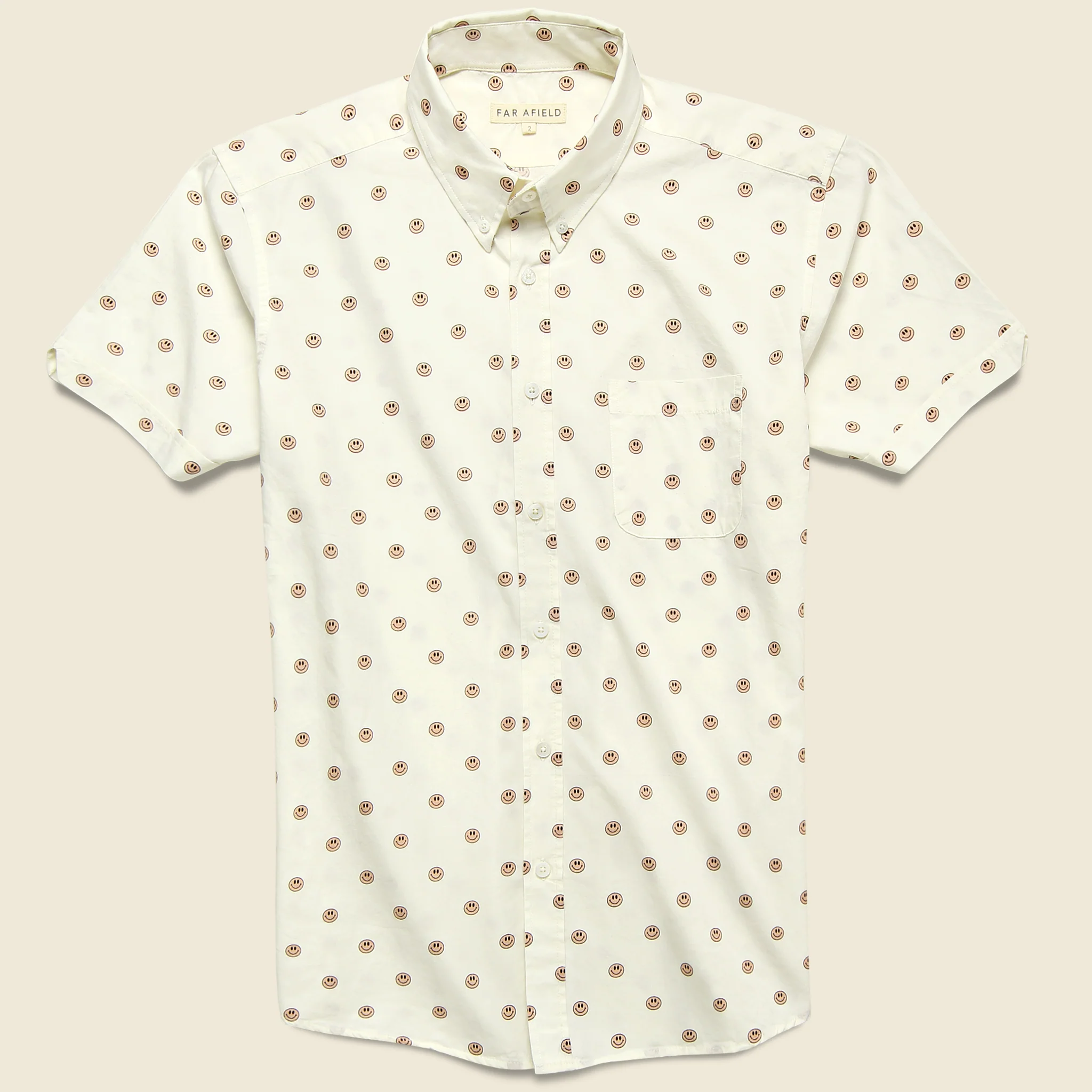 Mod Button Down Shirt - Acid Smiles