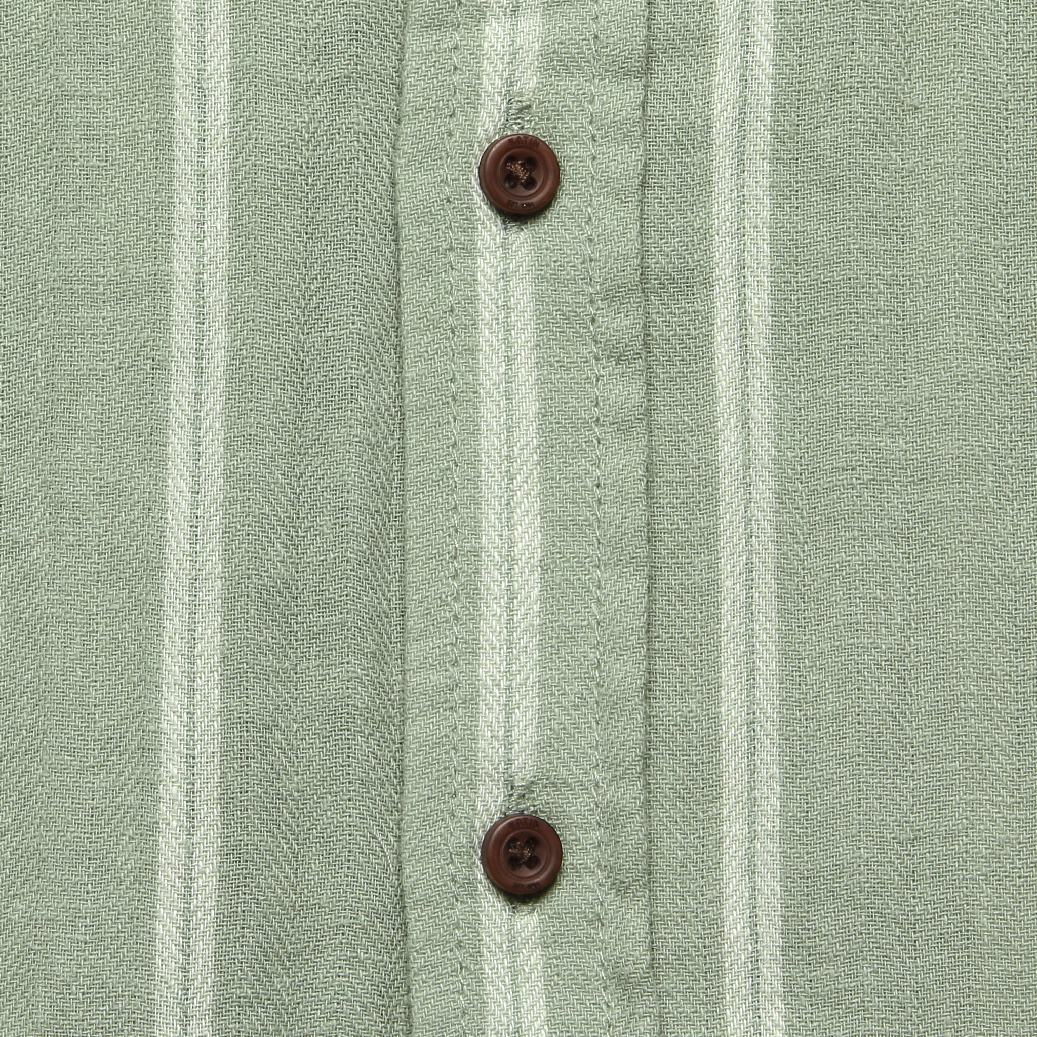 Alan Stripe Shirt - Sage/White - Image 4