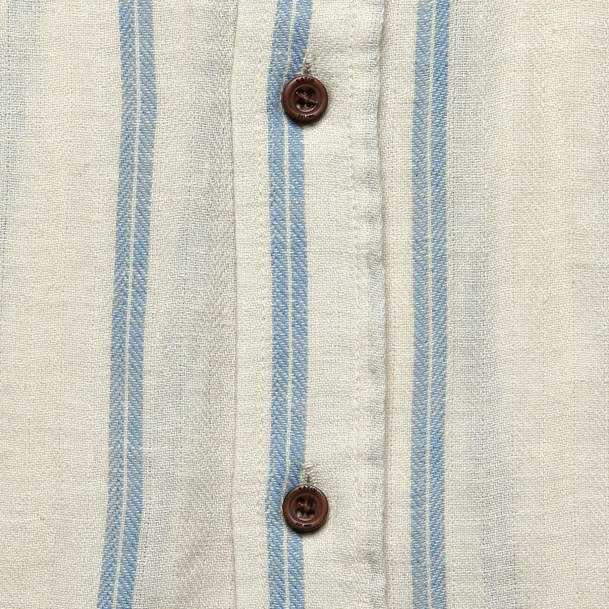 Alan Stripe Shirt - White/Blue - Image 3