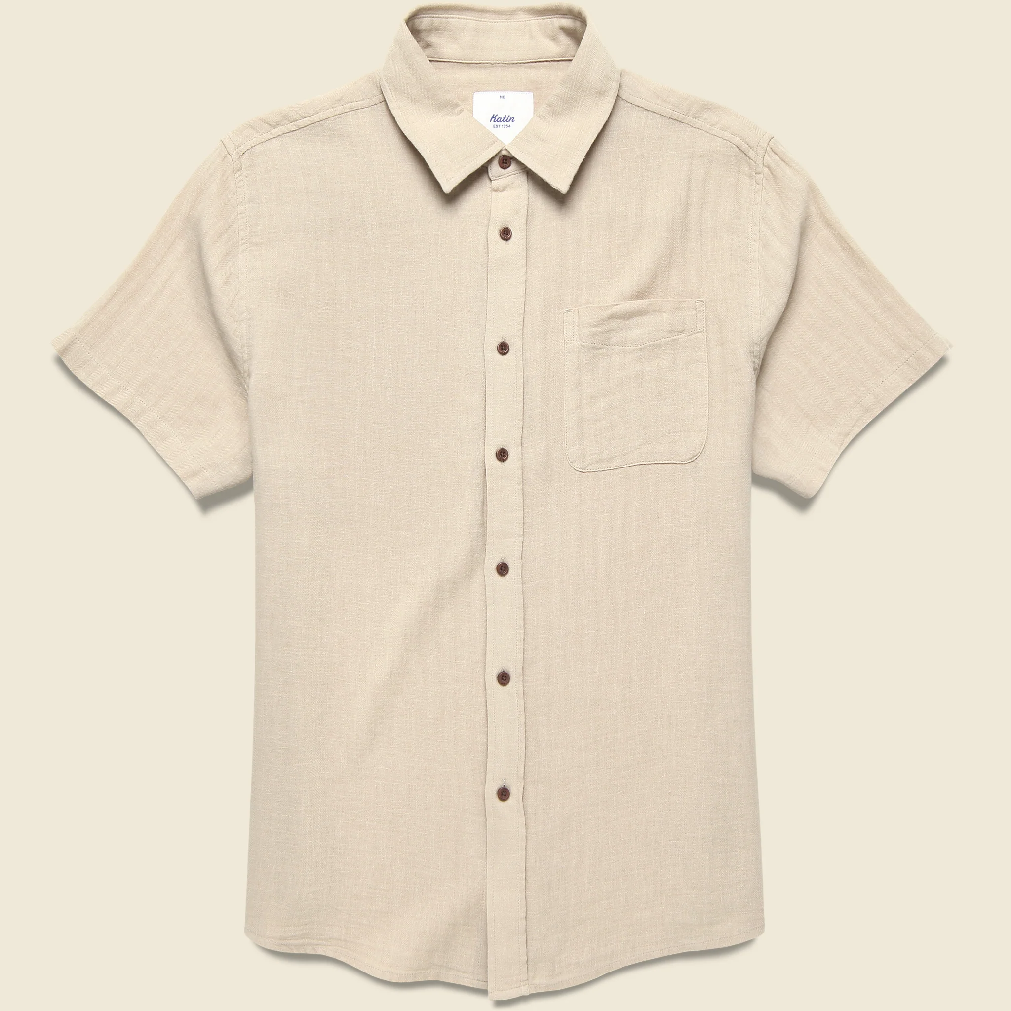 Alan Solid Shirt - Light Gray