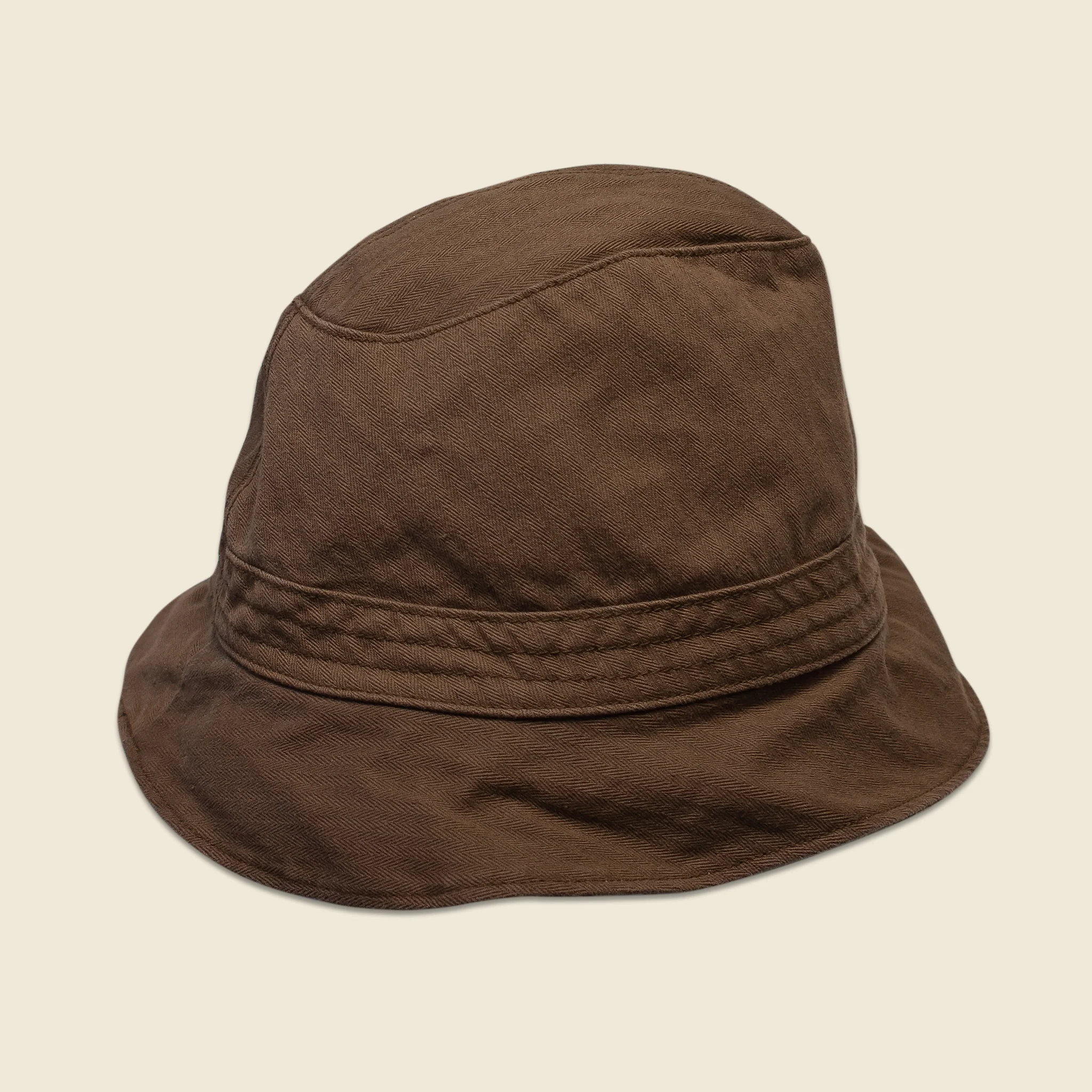Reversible Bucket Hat - Brown/Camo