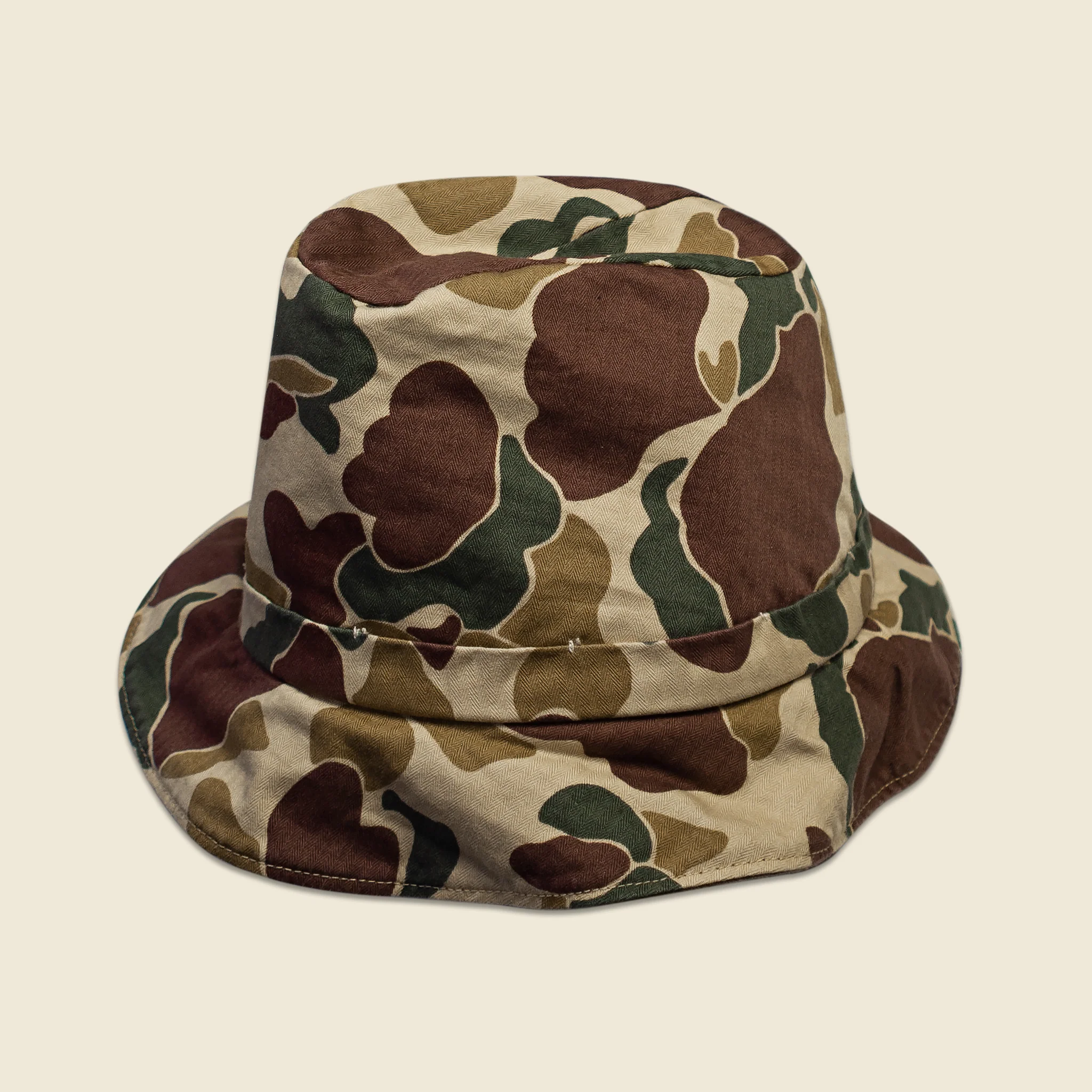 Reversible Bucket Hat - Brown/Camo - Image 2