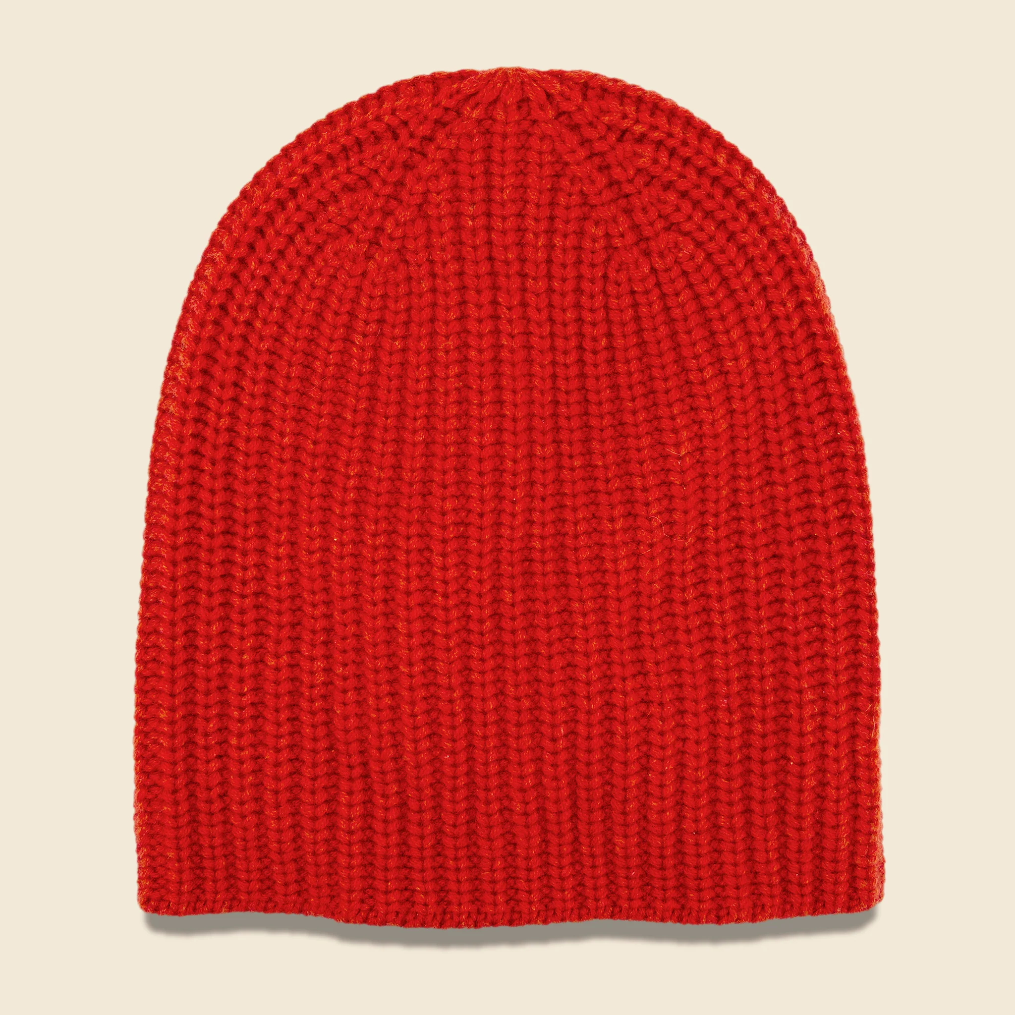 Cashmere Beanie - Paprika