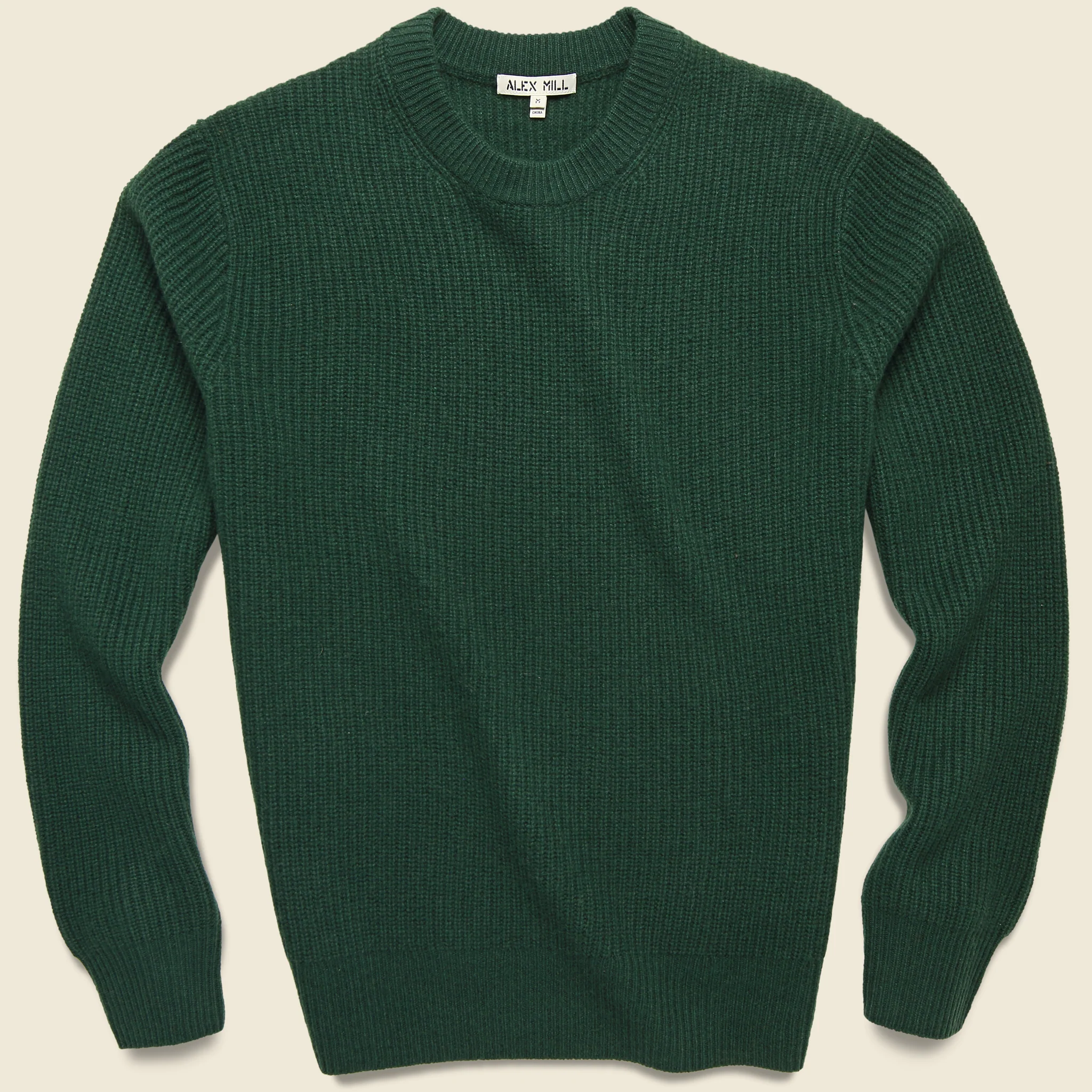 Cashmere Jordan Sweater - Heather Forest