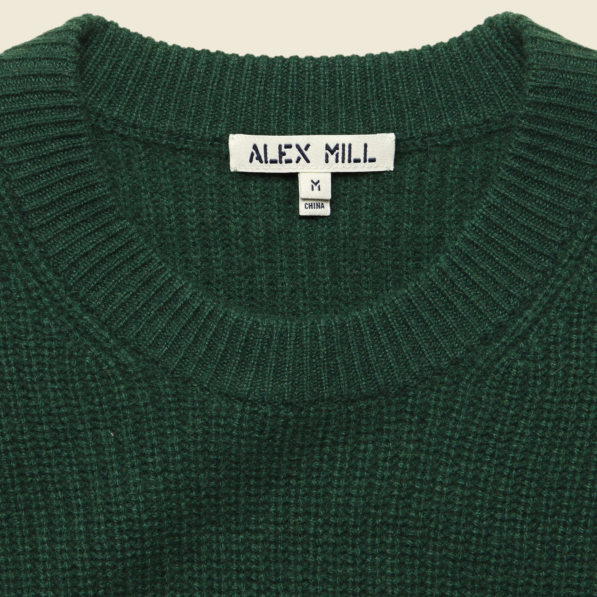 Cashmere Jordan Sweater - Heather Forest - Image 3