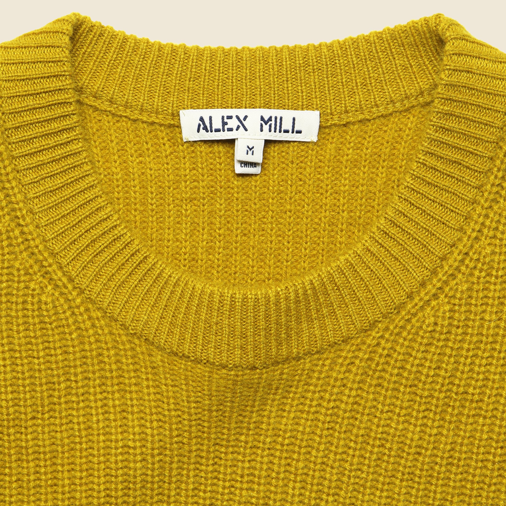 Cashmere Jordan Sweater - Mustard - Image 3