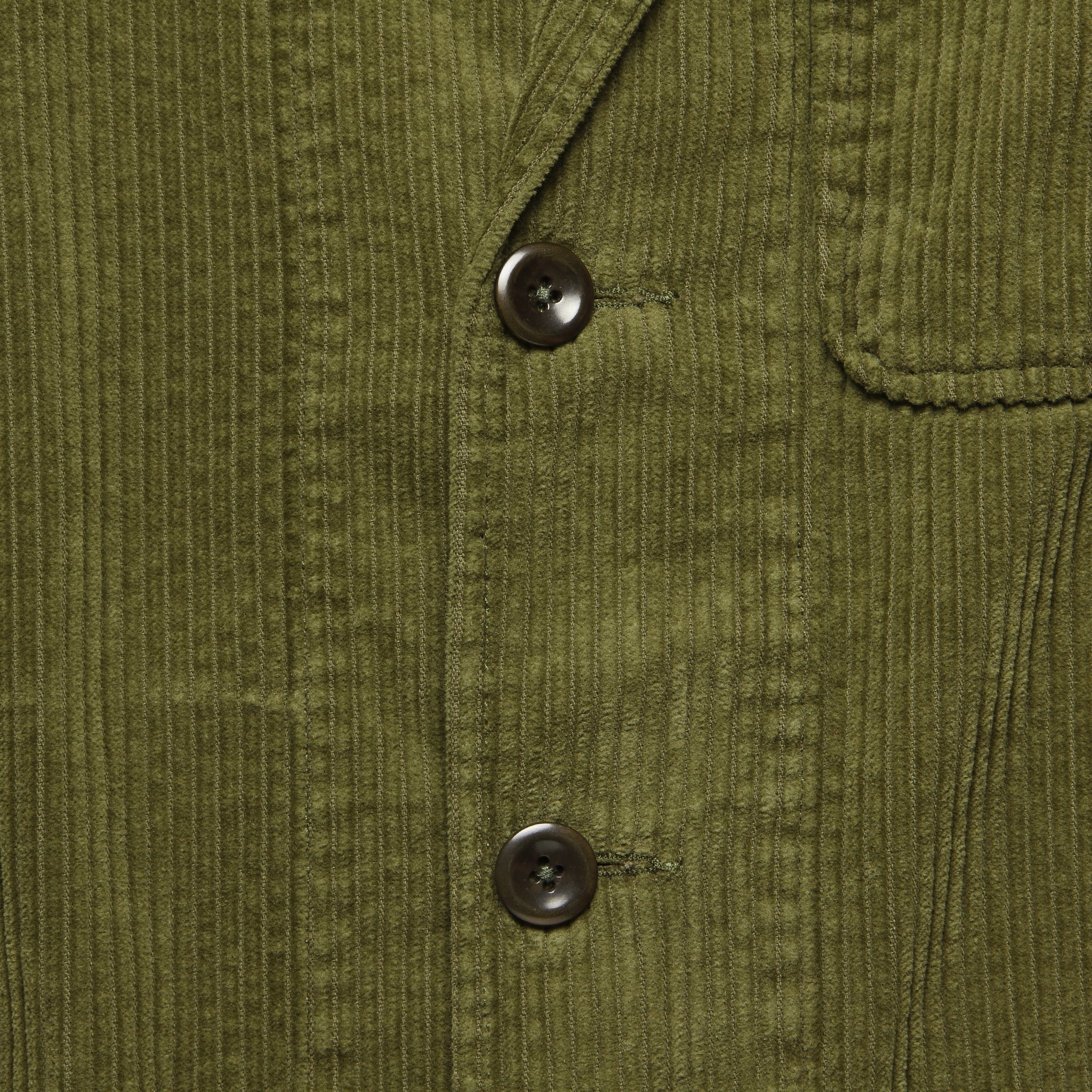 Rugged Corduroy Mill Blazer - Olive - Image 3