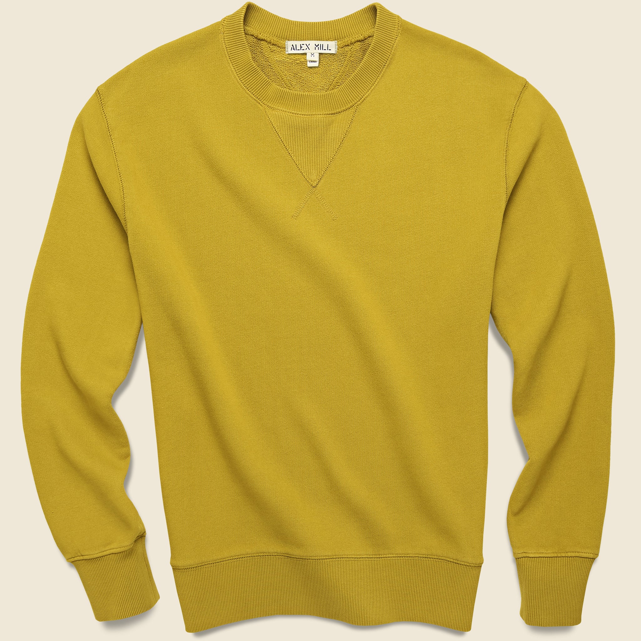Crewneck Sweatshirt - Yellow Ochre