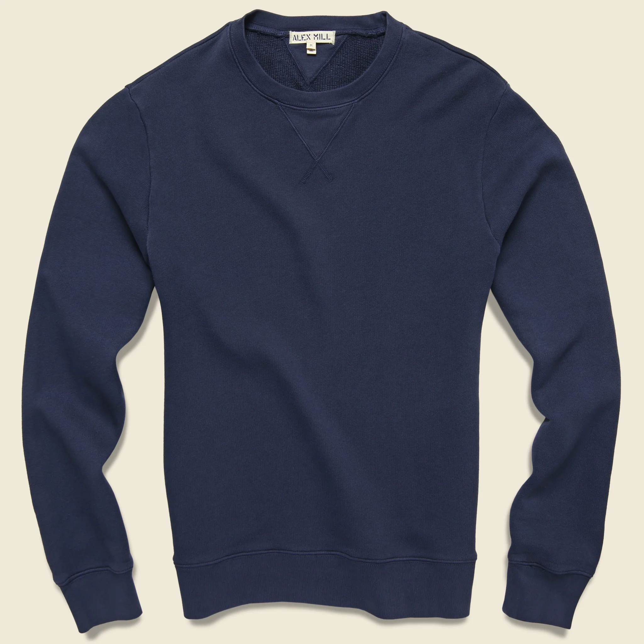 French Terry Crew Sweatshirt - Navy