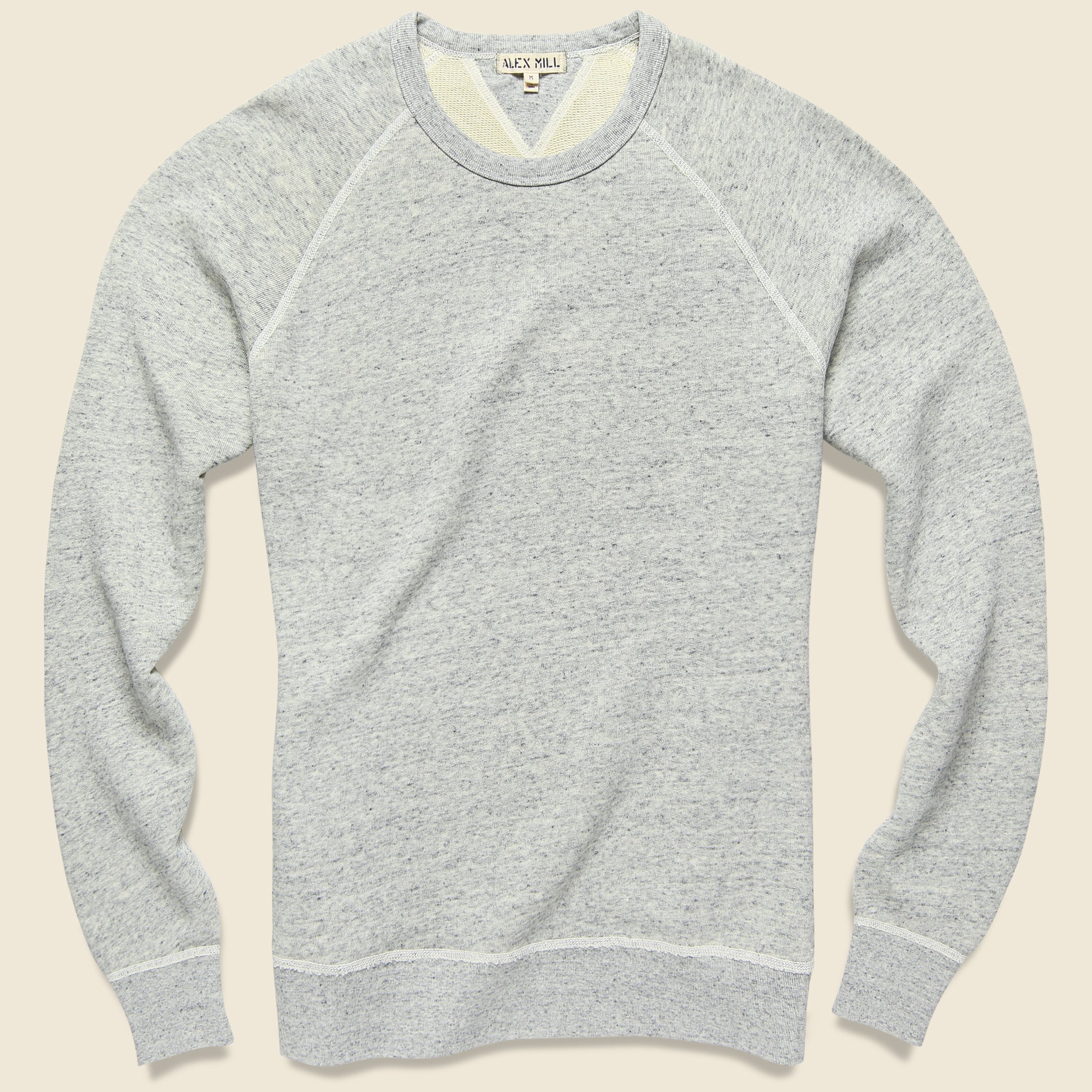 French Terry Crew Sweatshirt - Heather