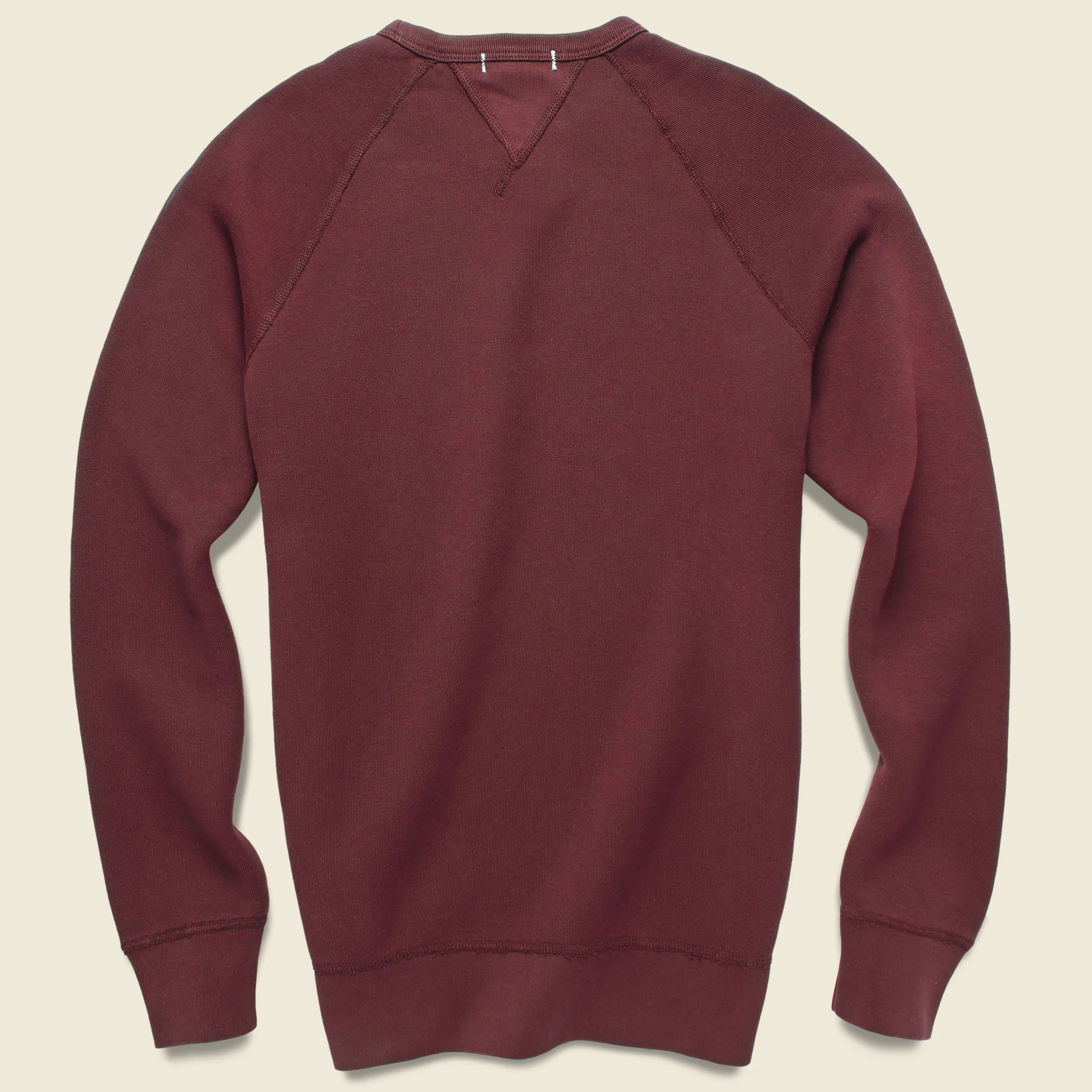 French Terry Sweatshirt - Bordeaux - Image 2