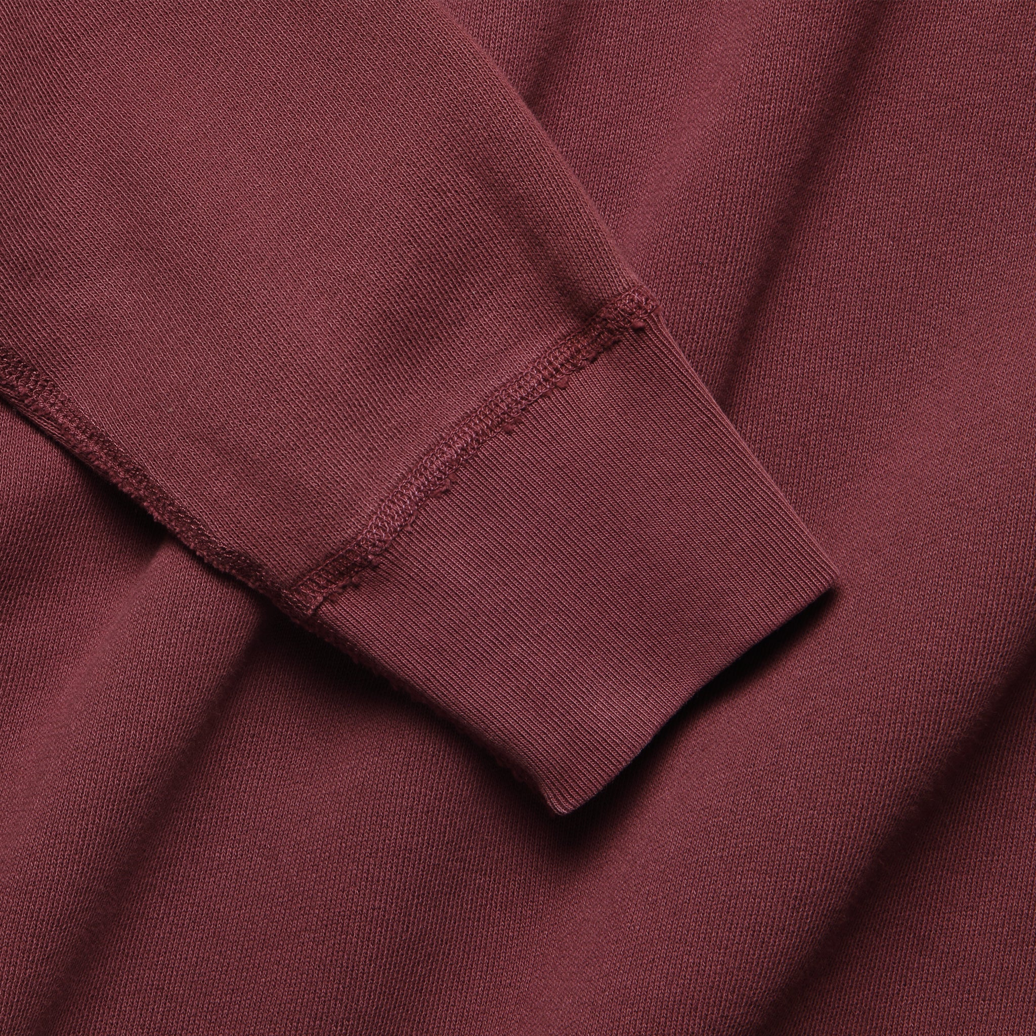 French Terry Sweatshirt - Bordeaux - Image 3