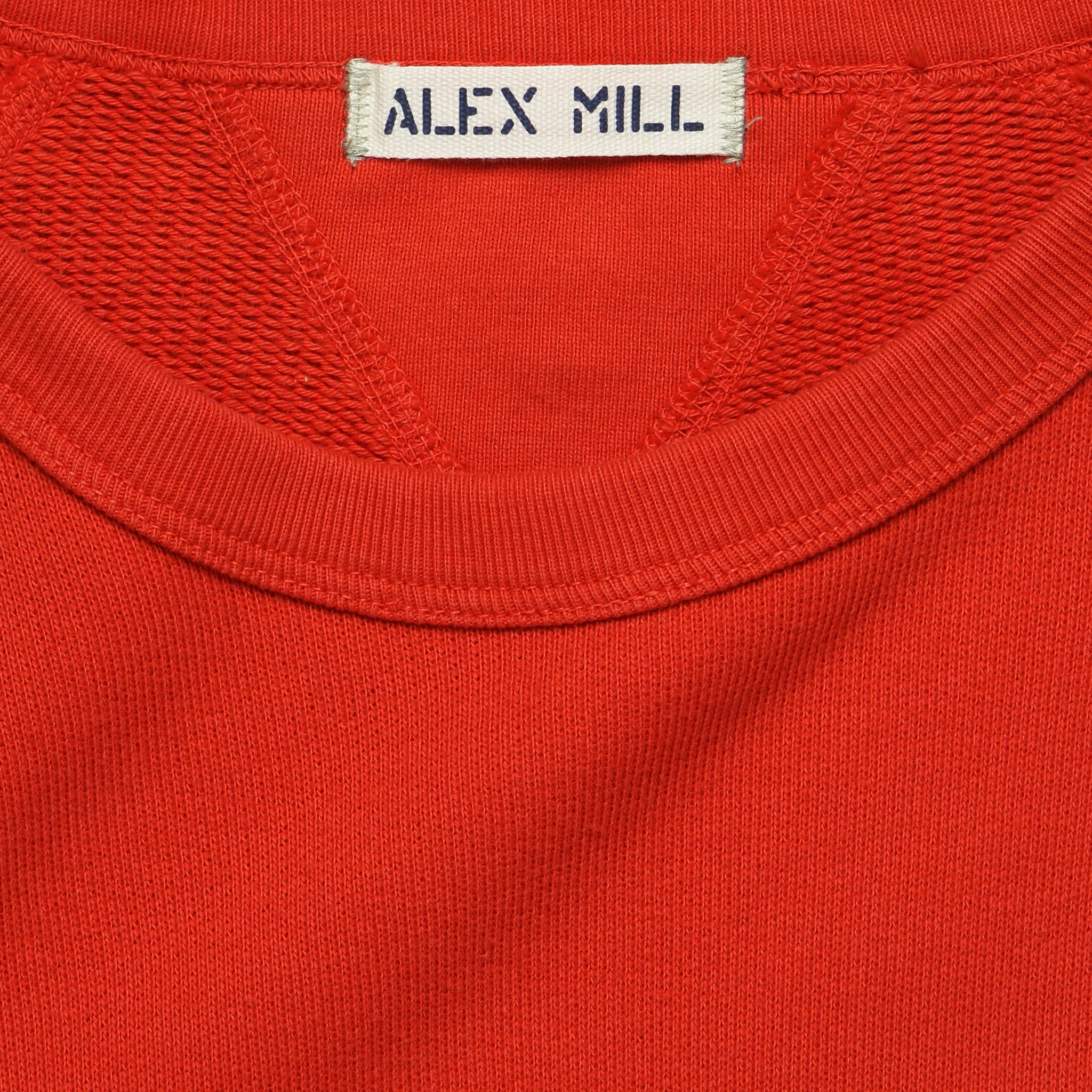 French Terry Sweatshirt - Berry Red - Image 3