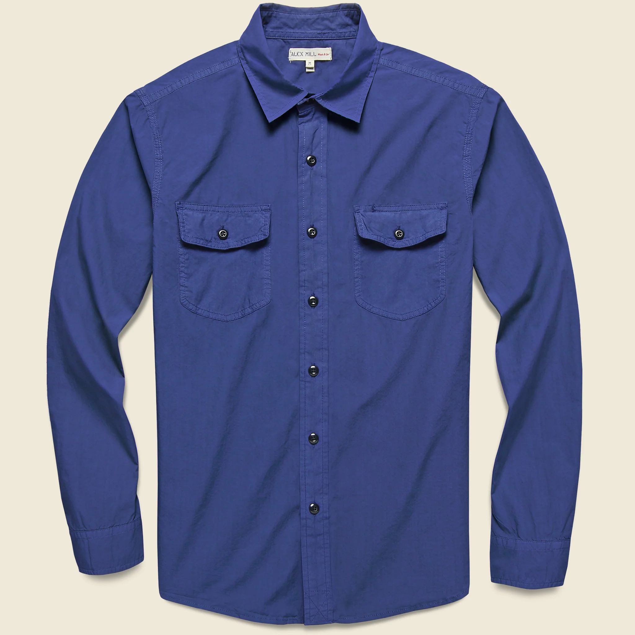 Garment Dyed Field Shirt - Navy