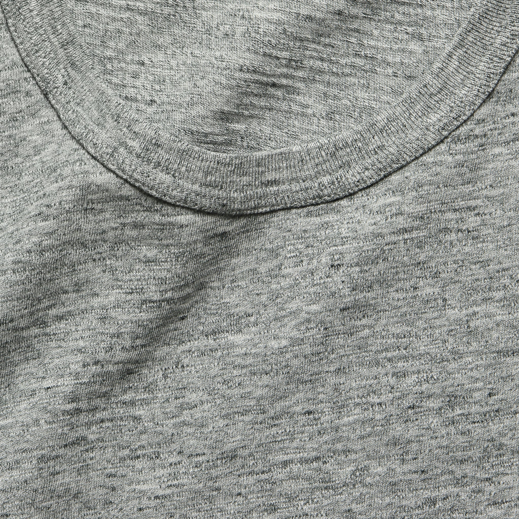 New Standard Slub Crew Tee - Heather Grey - Image 2