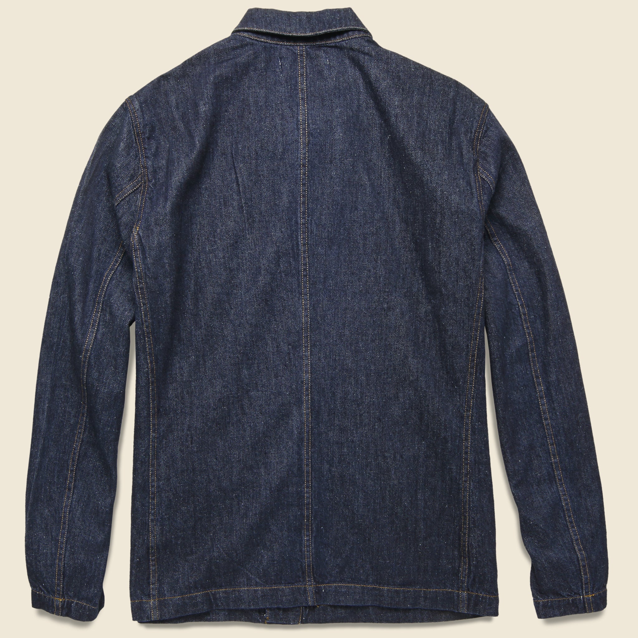 Nepped Denim Shirt Jacket - Rinse - Image 2