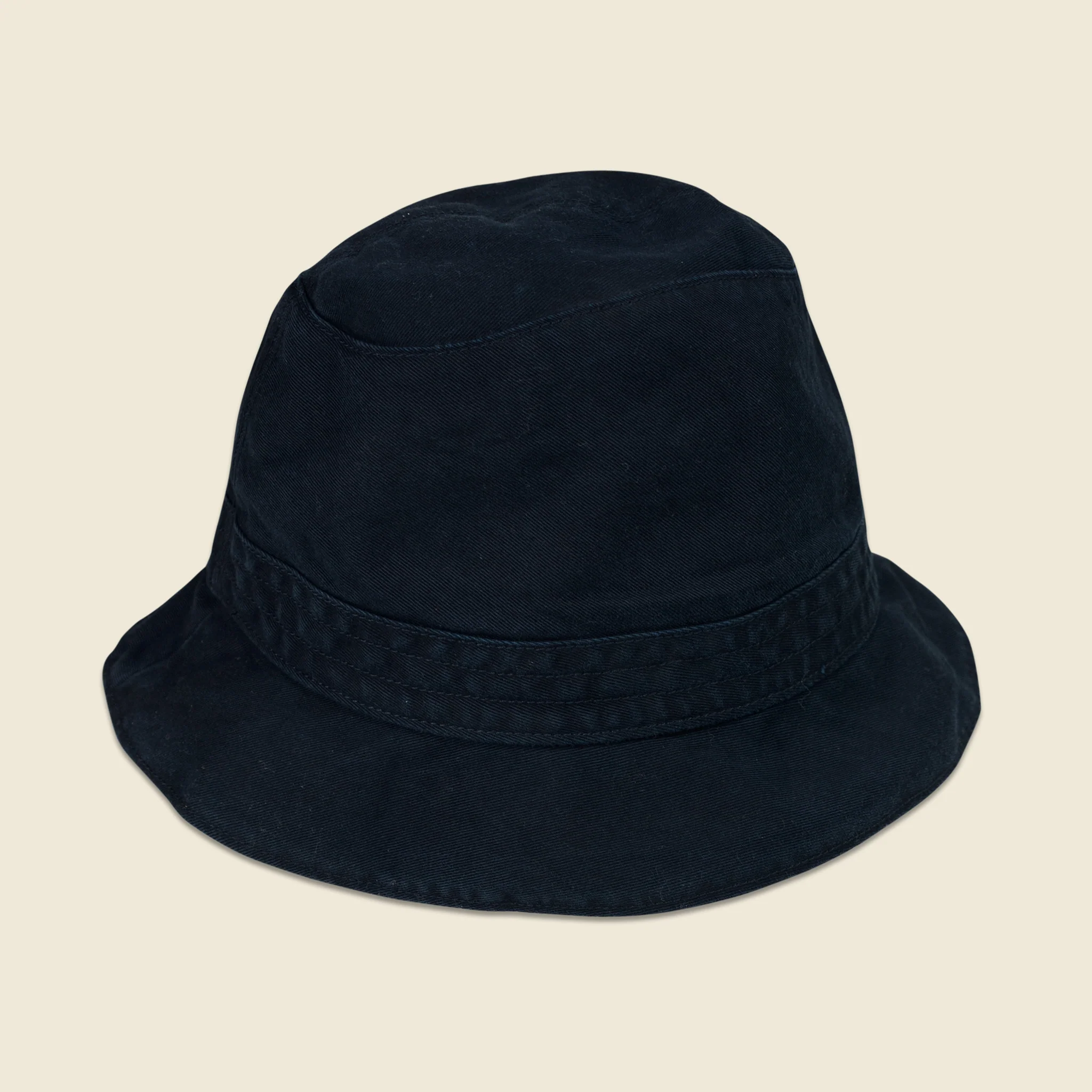 Reversible Bucket Hat - Navy/Plaid