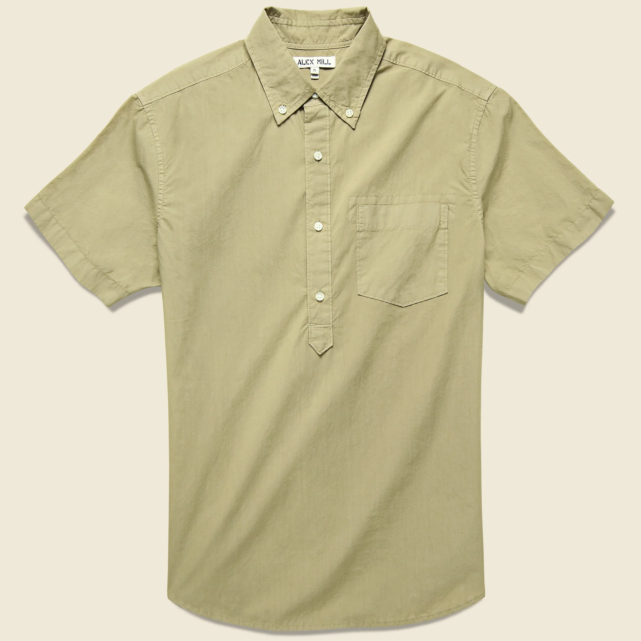 Paper Poplin Popover Shirt - Vintage Khaki