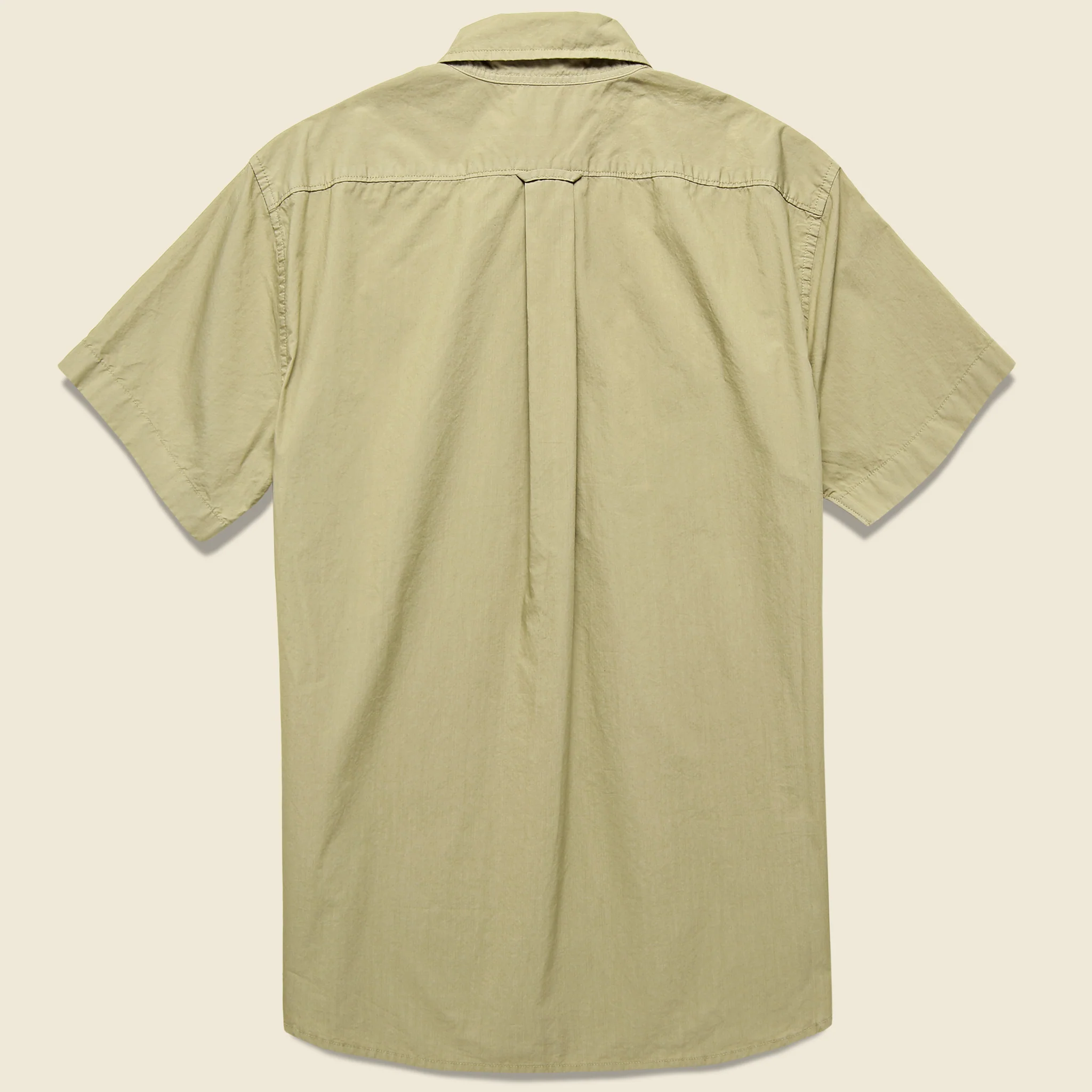 Paper Poplin Popover Shirt - Vintage Khaki - Image 2