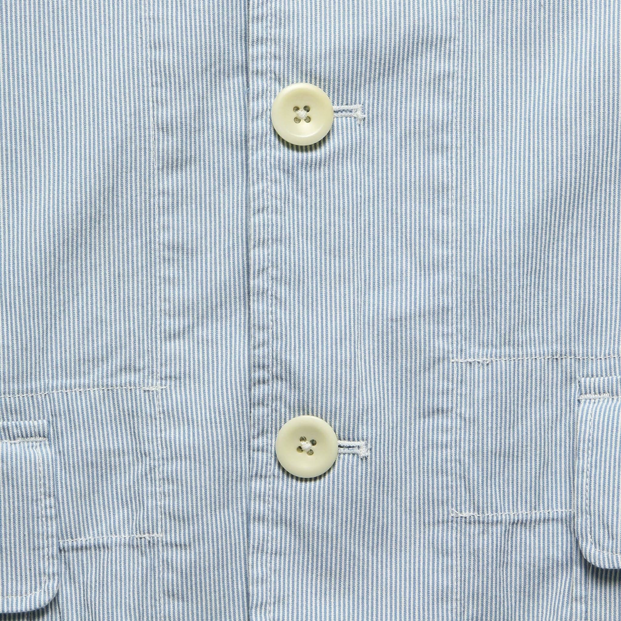 Striped Sack Jacket - Blue/White - Image 3
