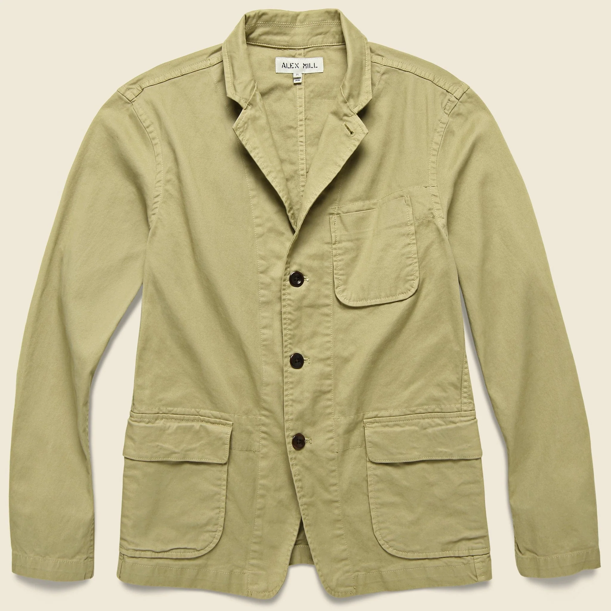Twill Sack Jacket - Vintage Khaki