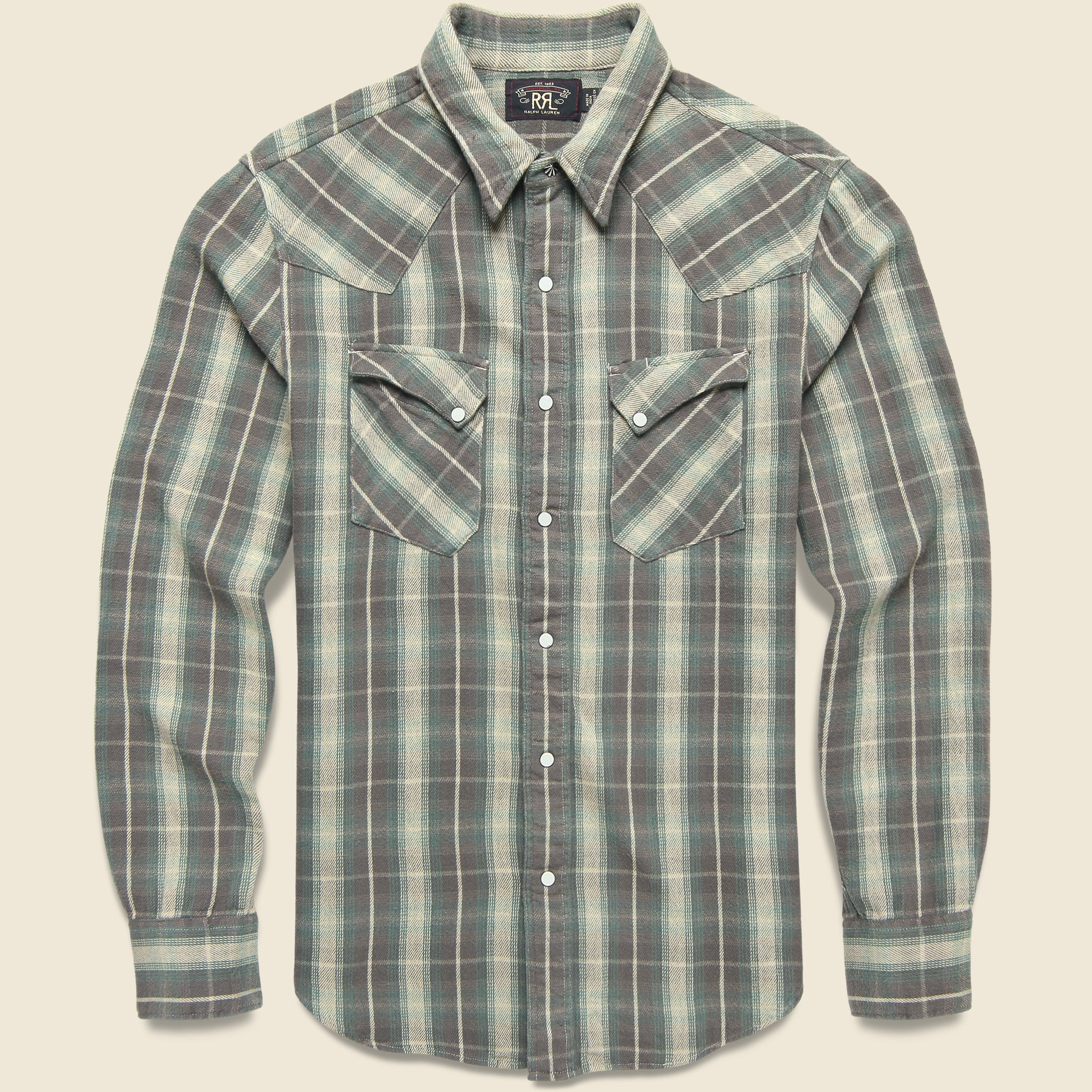 Allen Western Shirt - Green