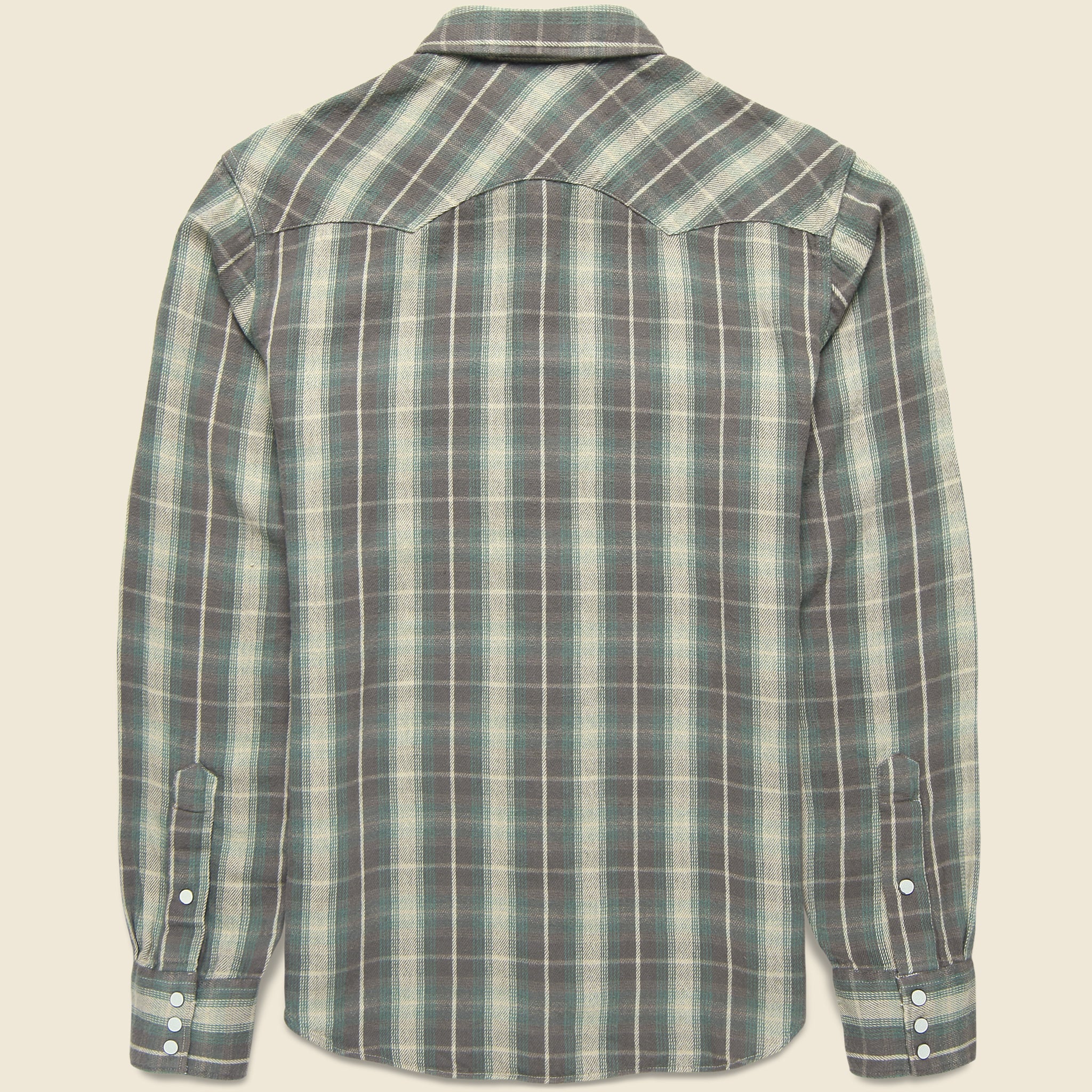 Allen Western Shirt - Green - Image 2