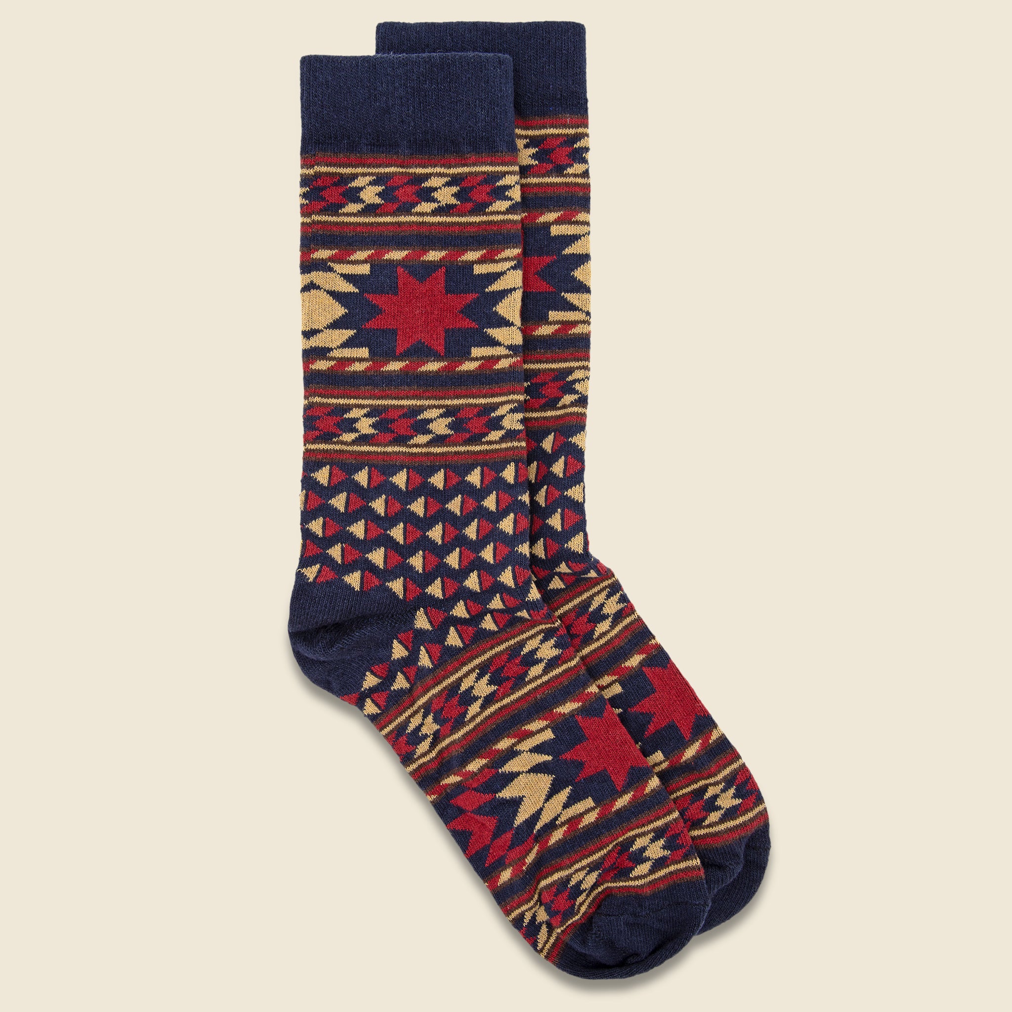 American Star Crew Sock - Navy