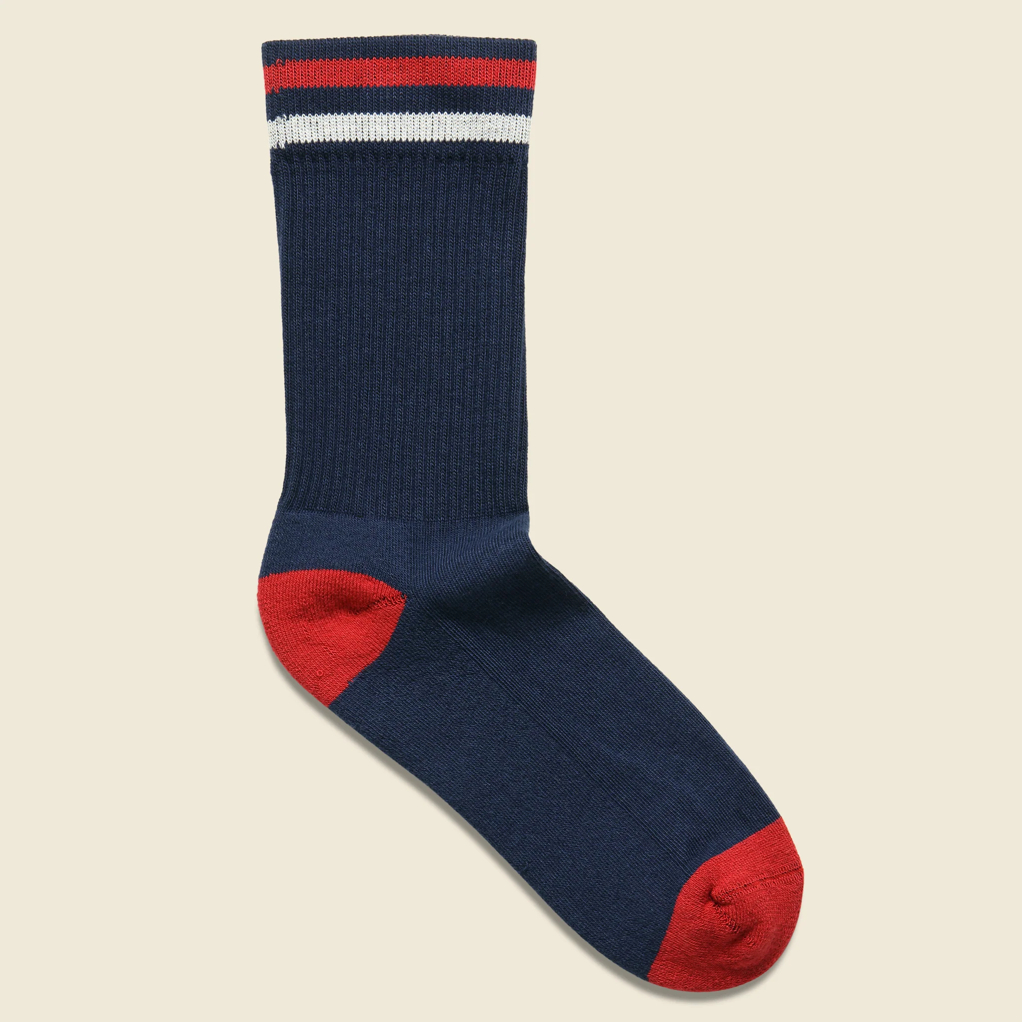 Kennedy Athletic Crew Sock - Navy