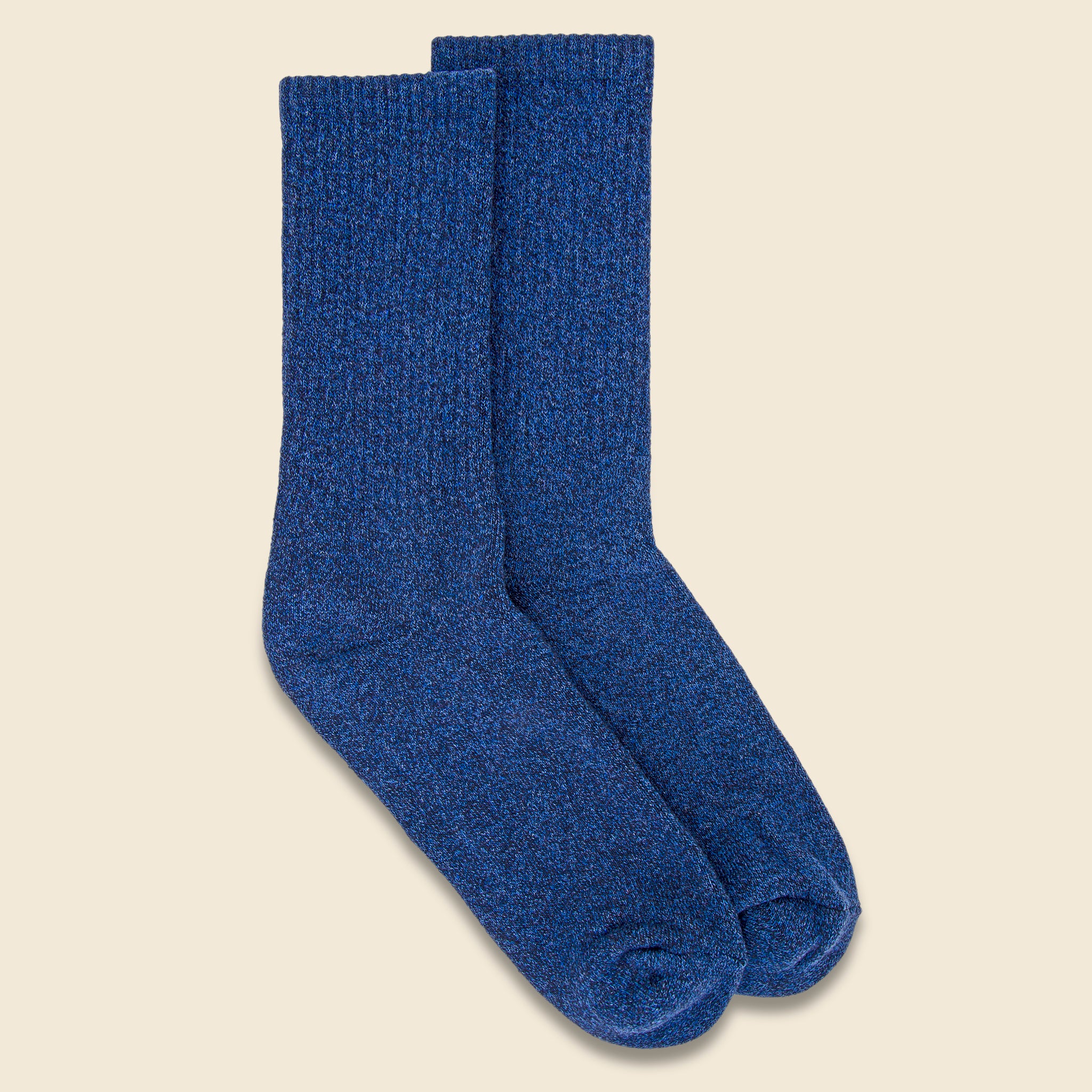 Recycled Marled Sock - Navy - Image 2