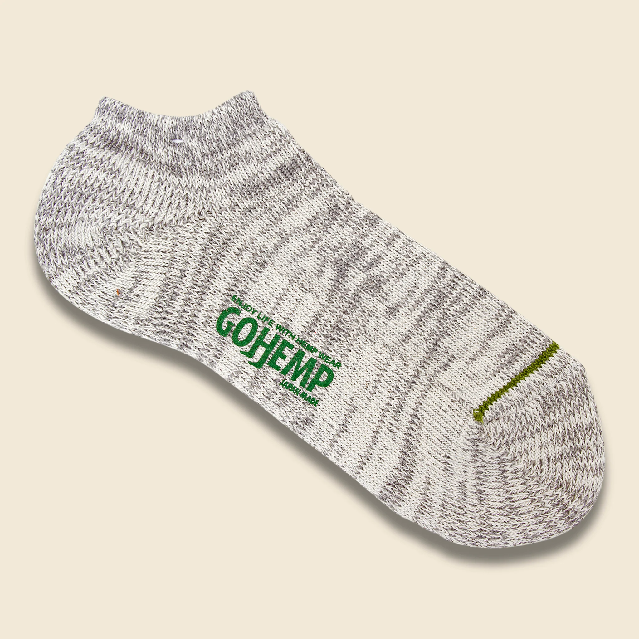 Hemp Ankle Sock - Grey