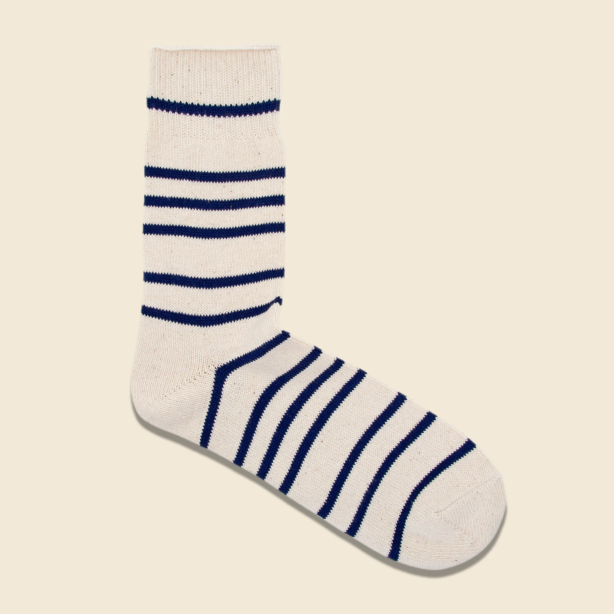 Multi Stripe 3/4 Sock - Navy
